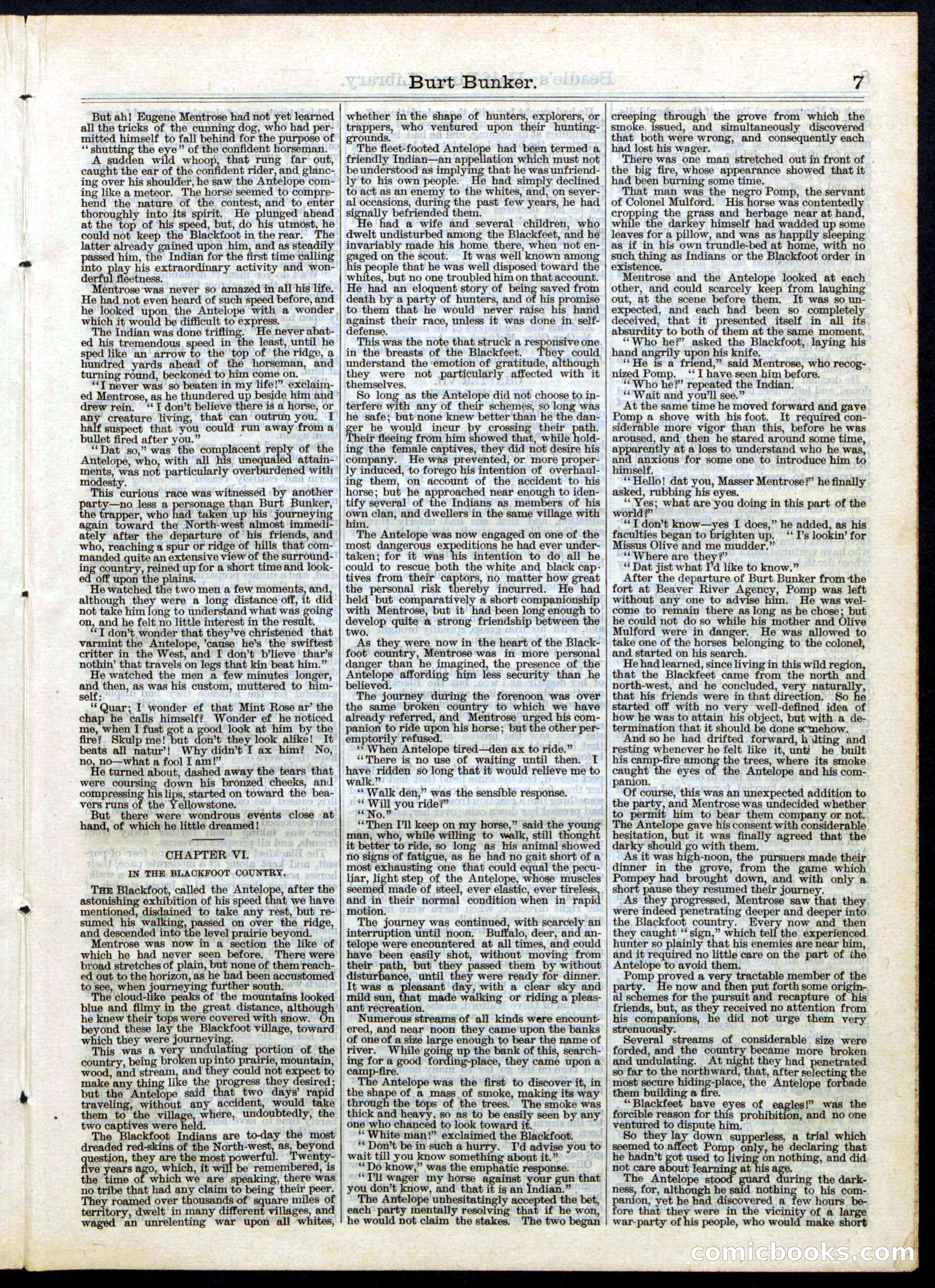 Beadle's Half Dime Library, No. 50 — page 7 of 16