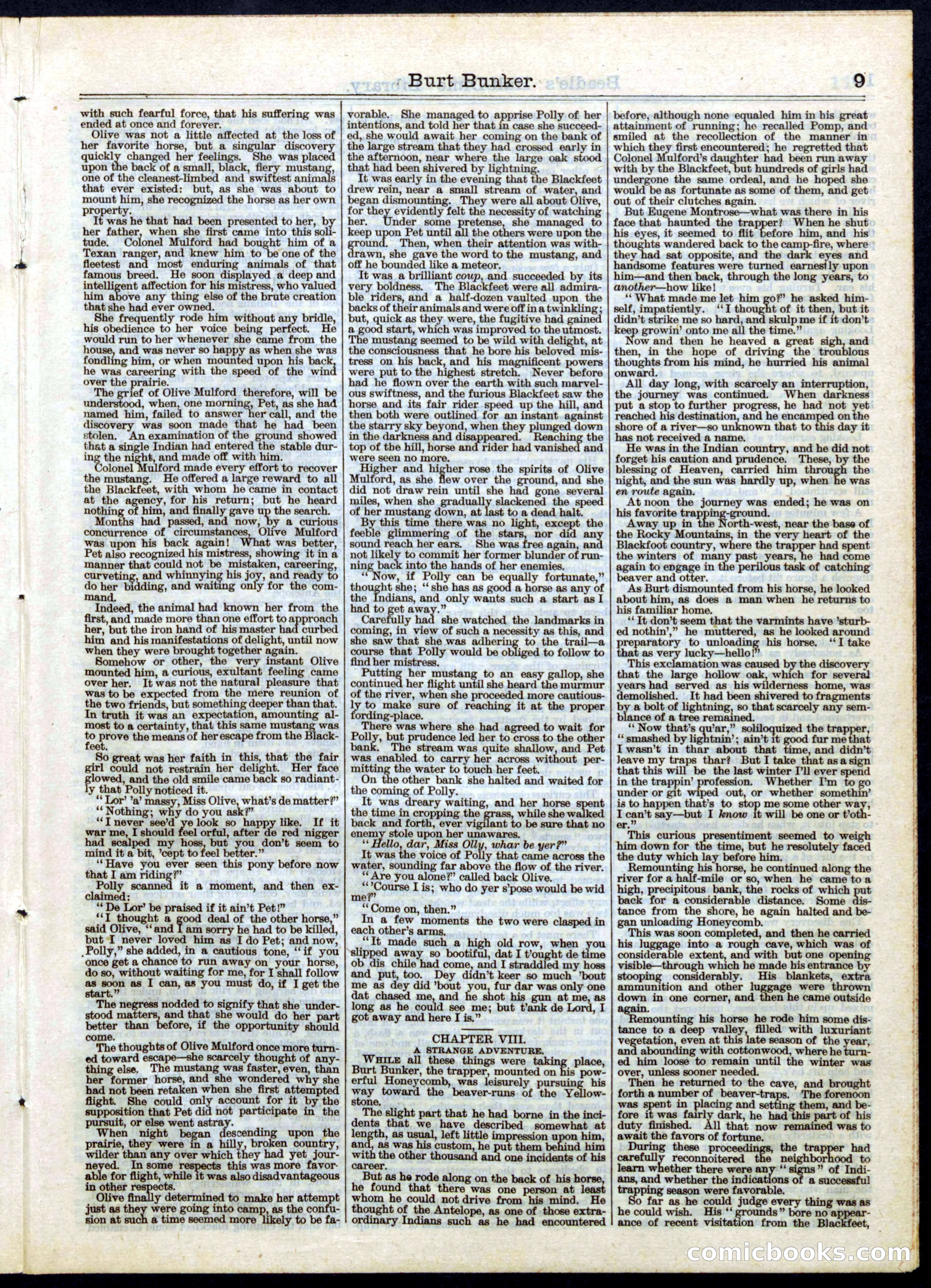 Beadle's Half Dime Library, No. 50 — page 9 of 16