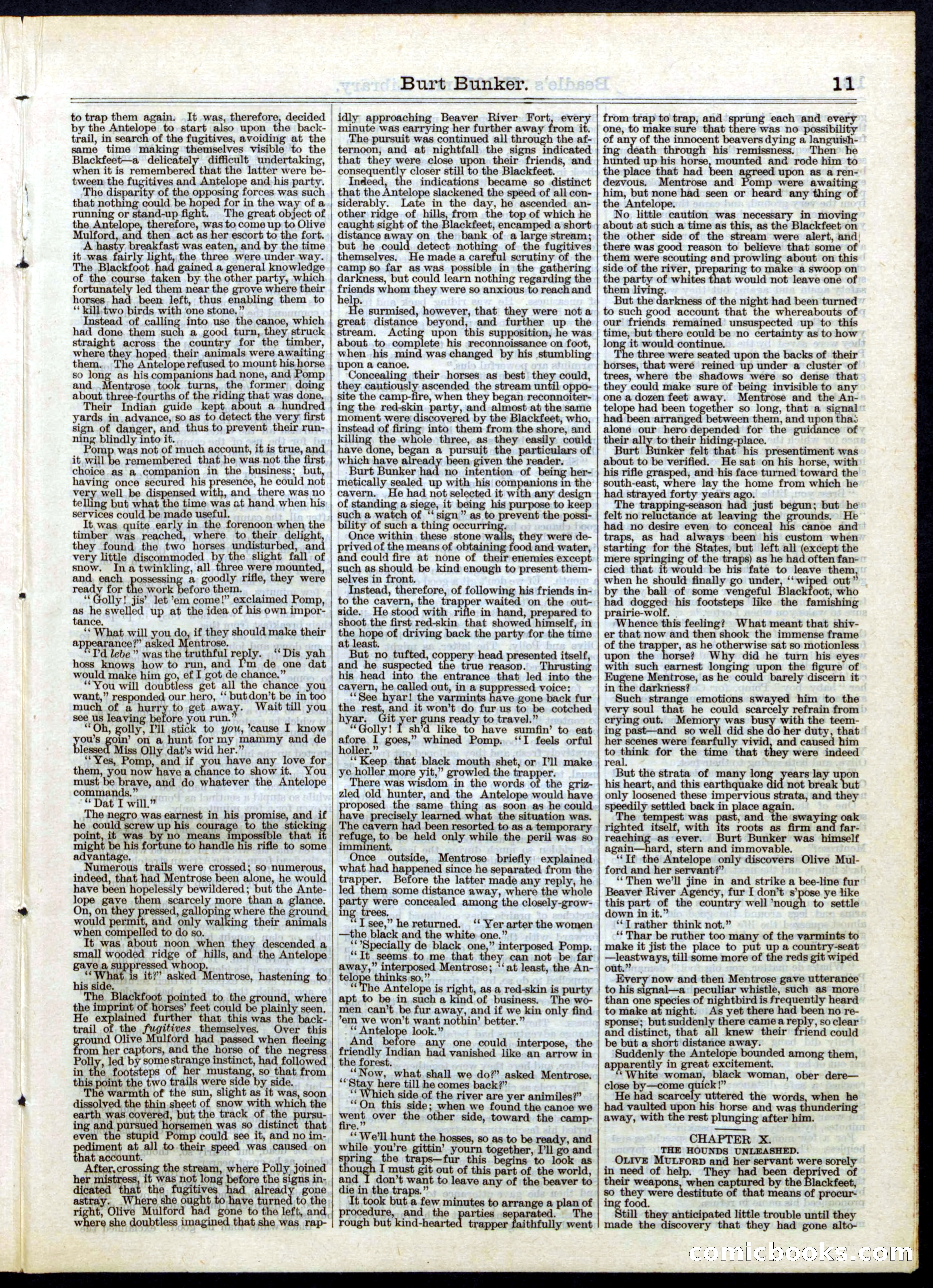 Beadle's Half Dime Library, No. 50 — page 11 of 16