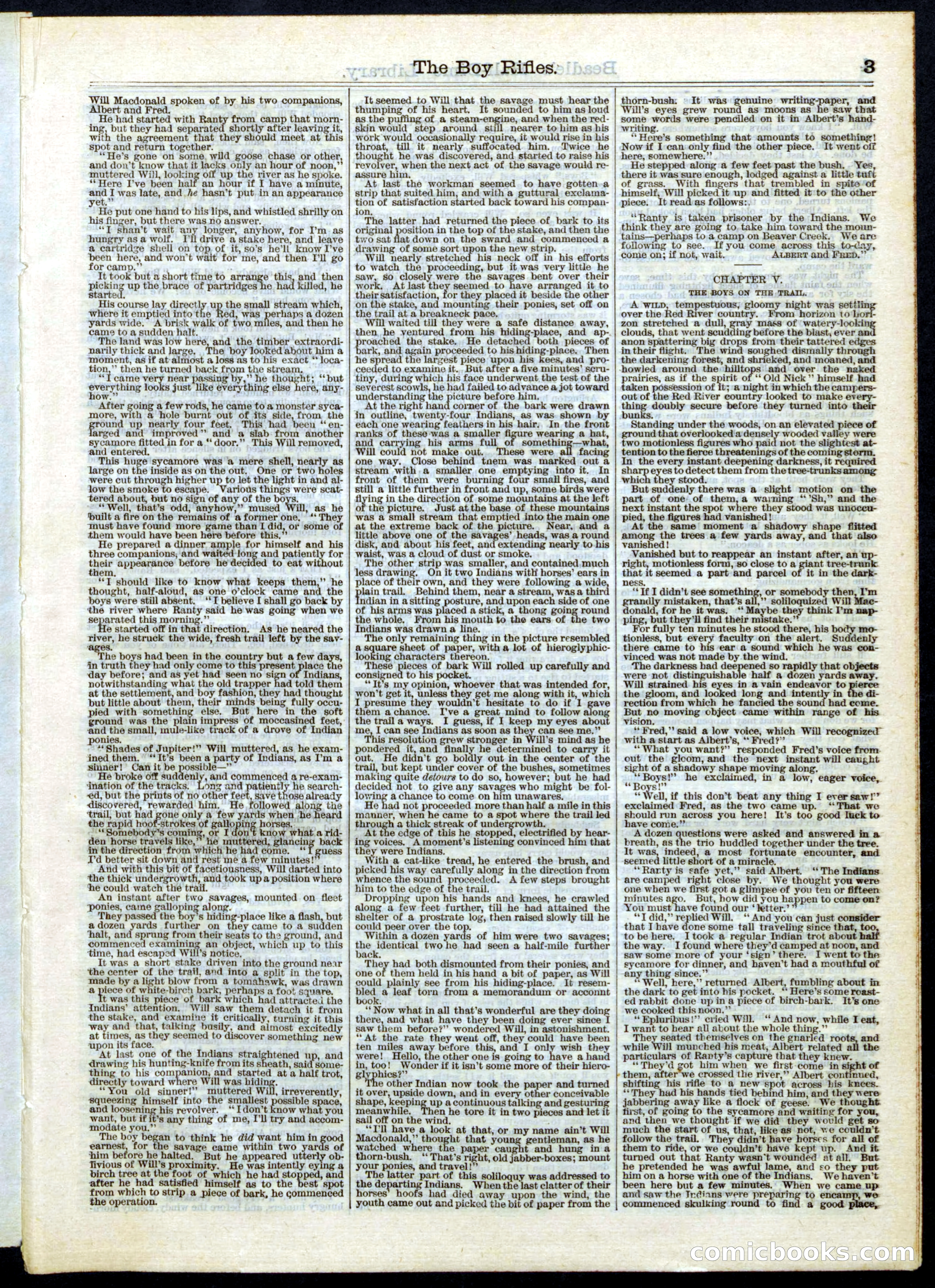Beadle's Half Dime Library, No. 51 — page 3 of 16