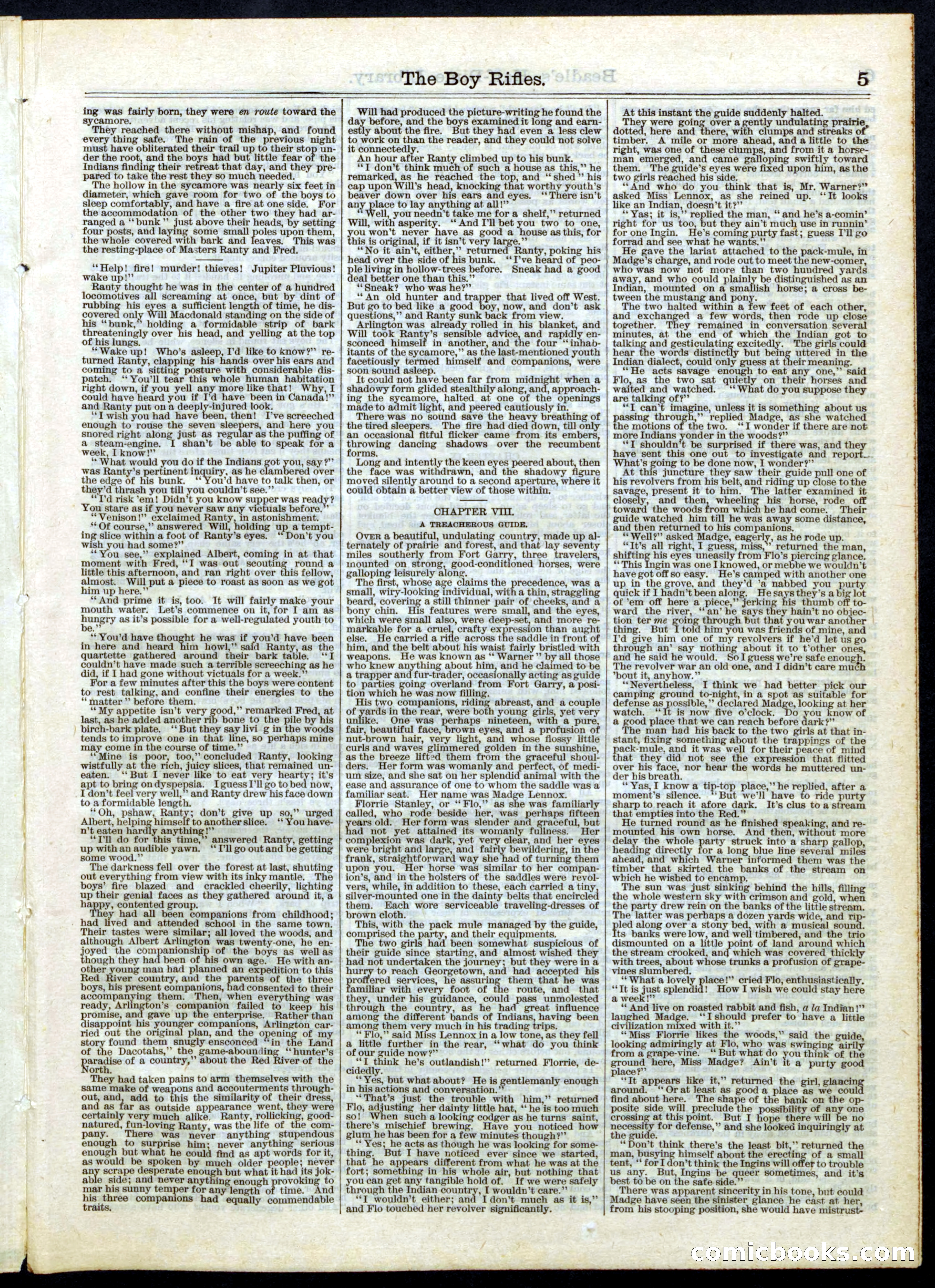 Beadle's Half Dime Library, No. 51 — page 5 of 16