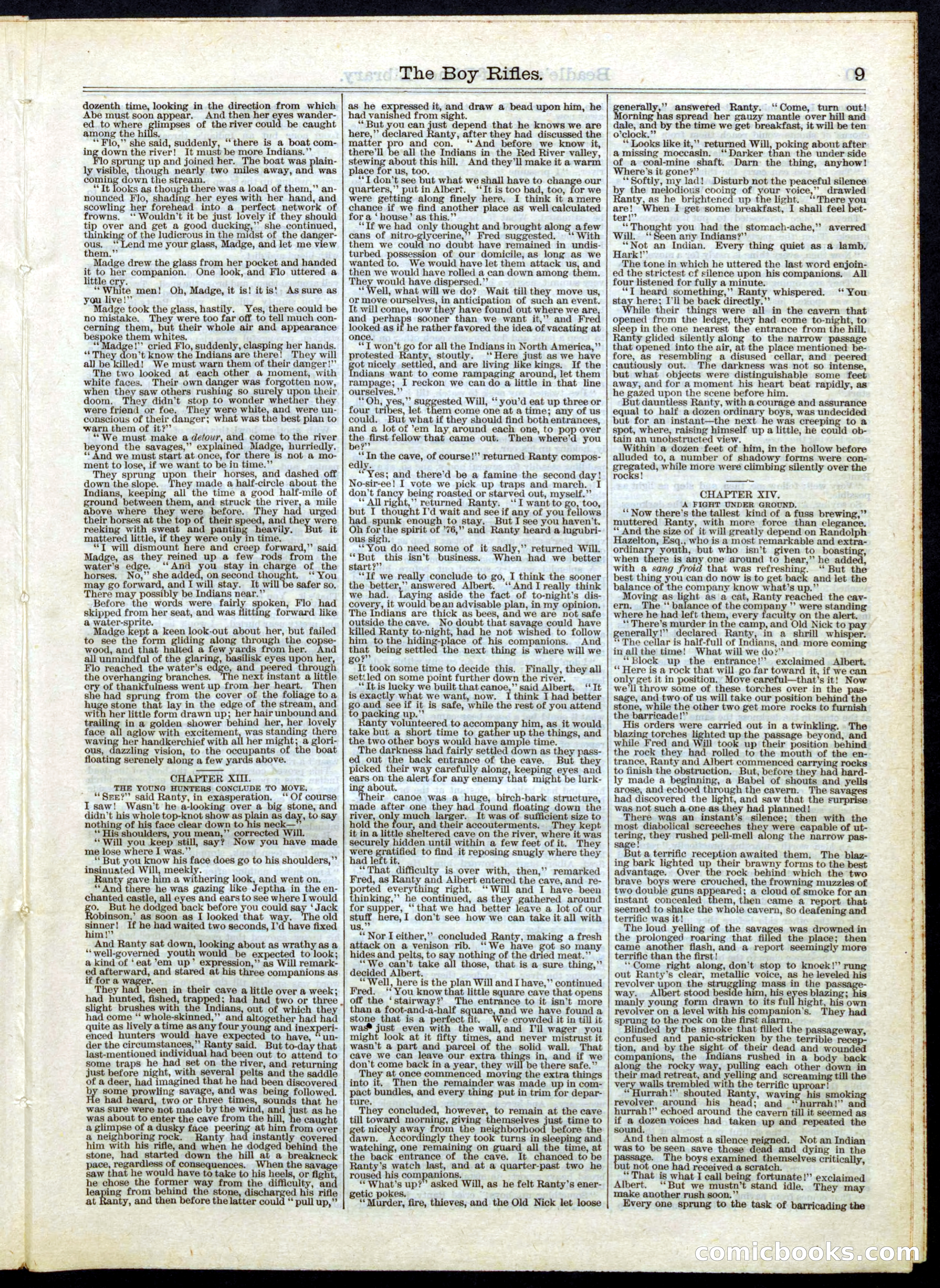 Beadle's Half Dime Library, No. 51 — page 9 of 16