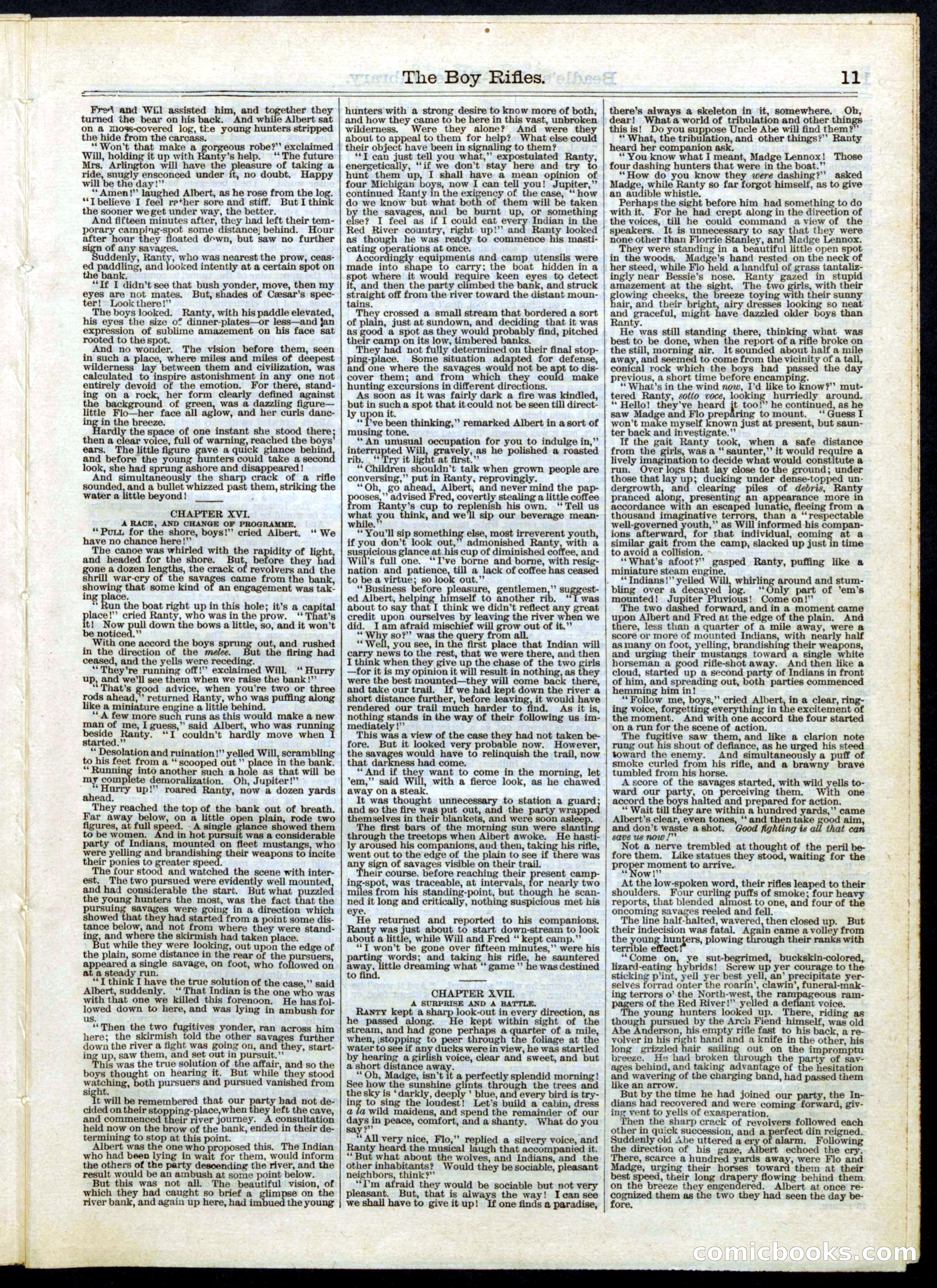 Beadle's Half Dime Library, No. 51 — page 11 of 16