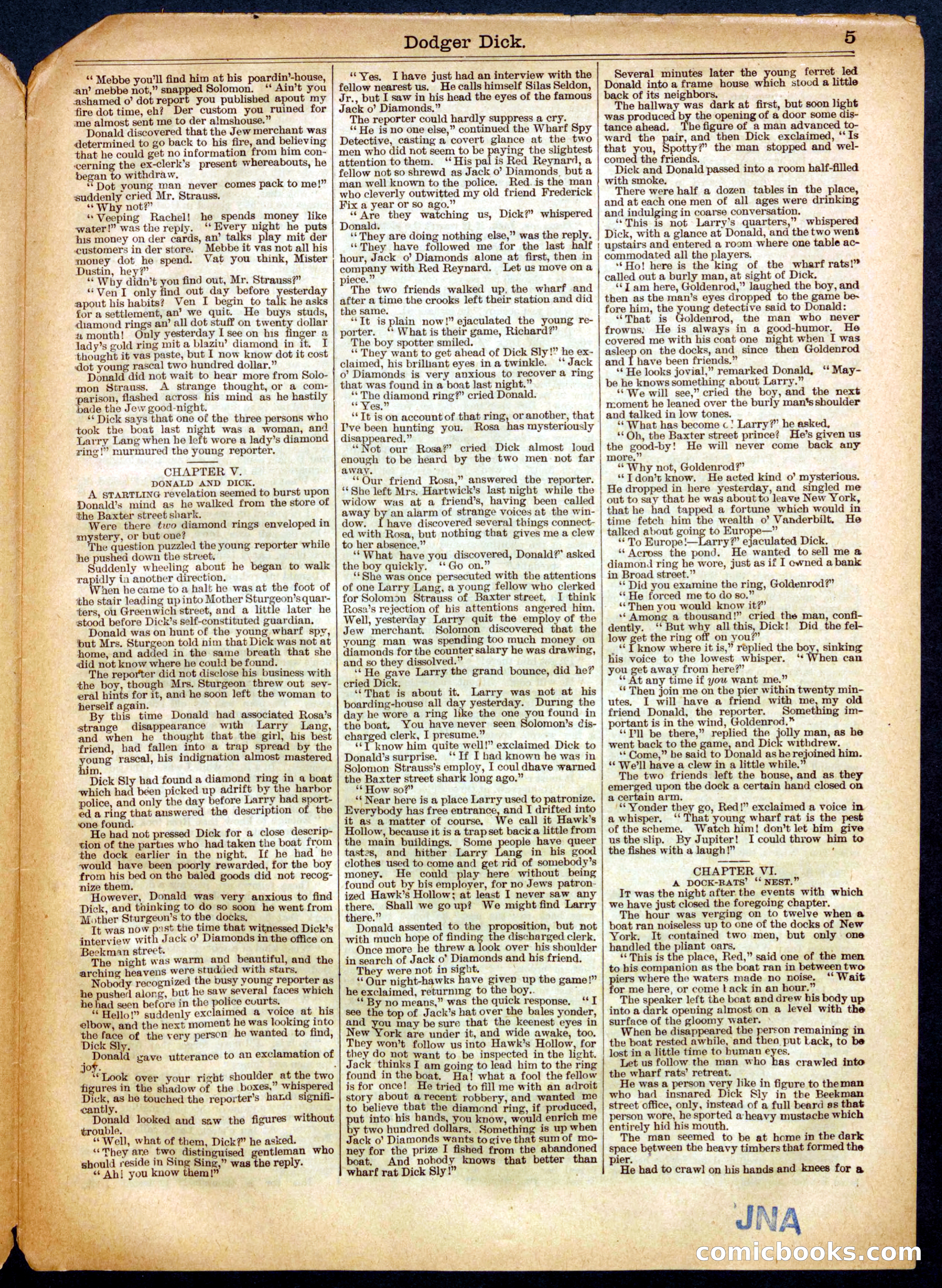 Beadle's Half Dime Library No. 512 — page 5 of 16
