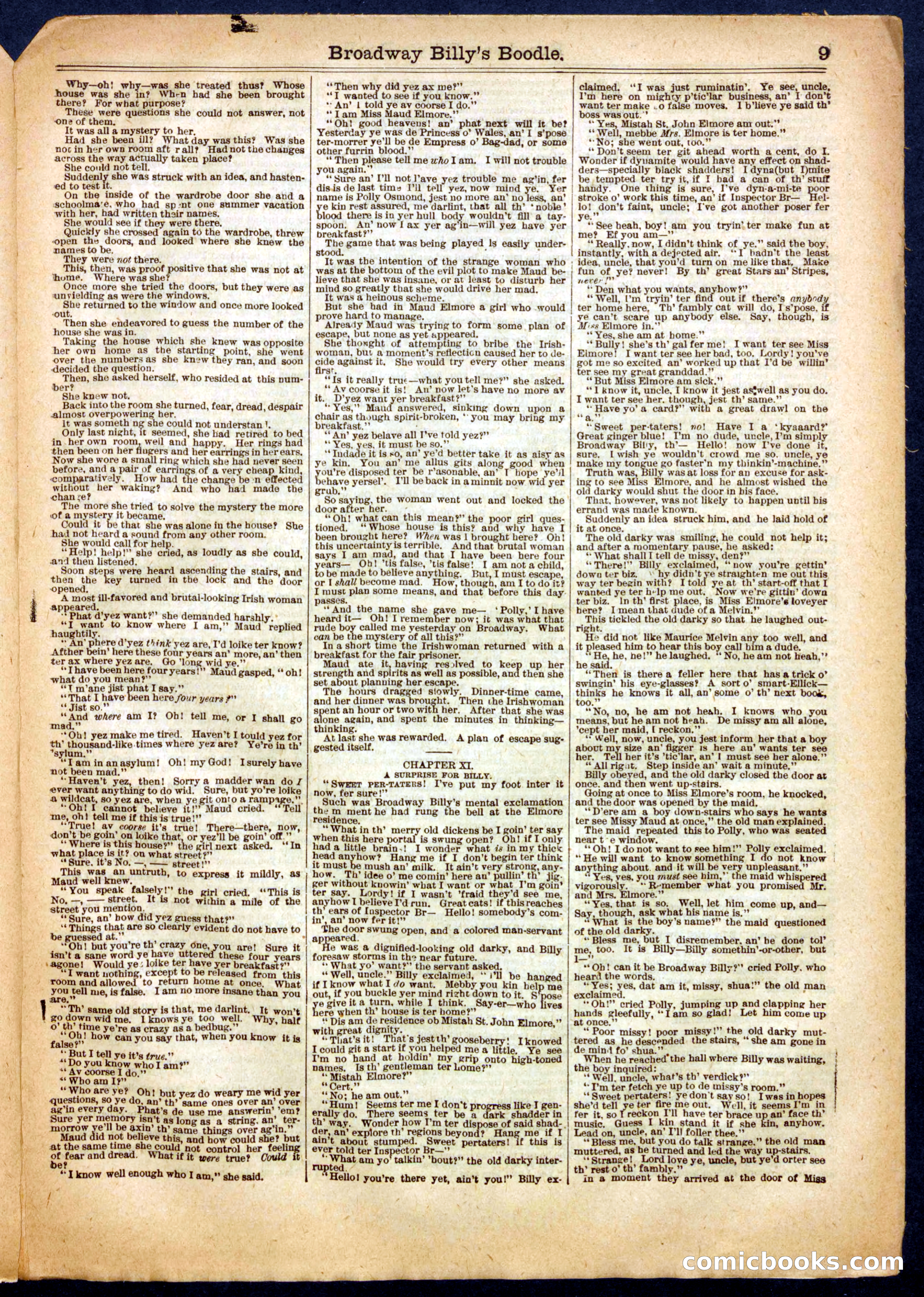 Beadle's Half Dime Library, No. 514 — page 9 of 16
