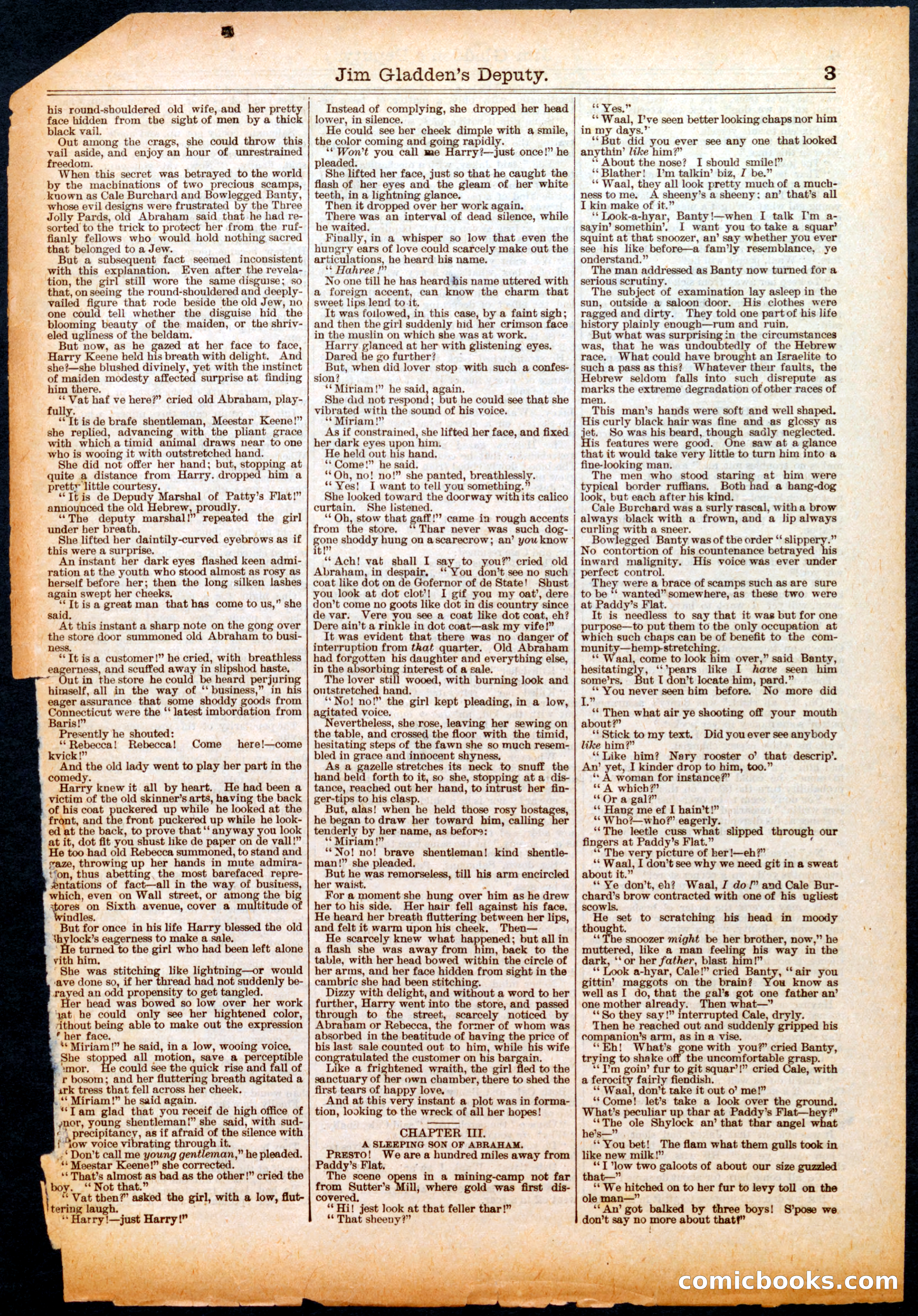Beadle's Half Dime Library No. 517 — page 3 of 16