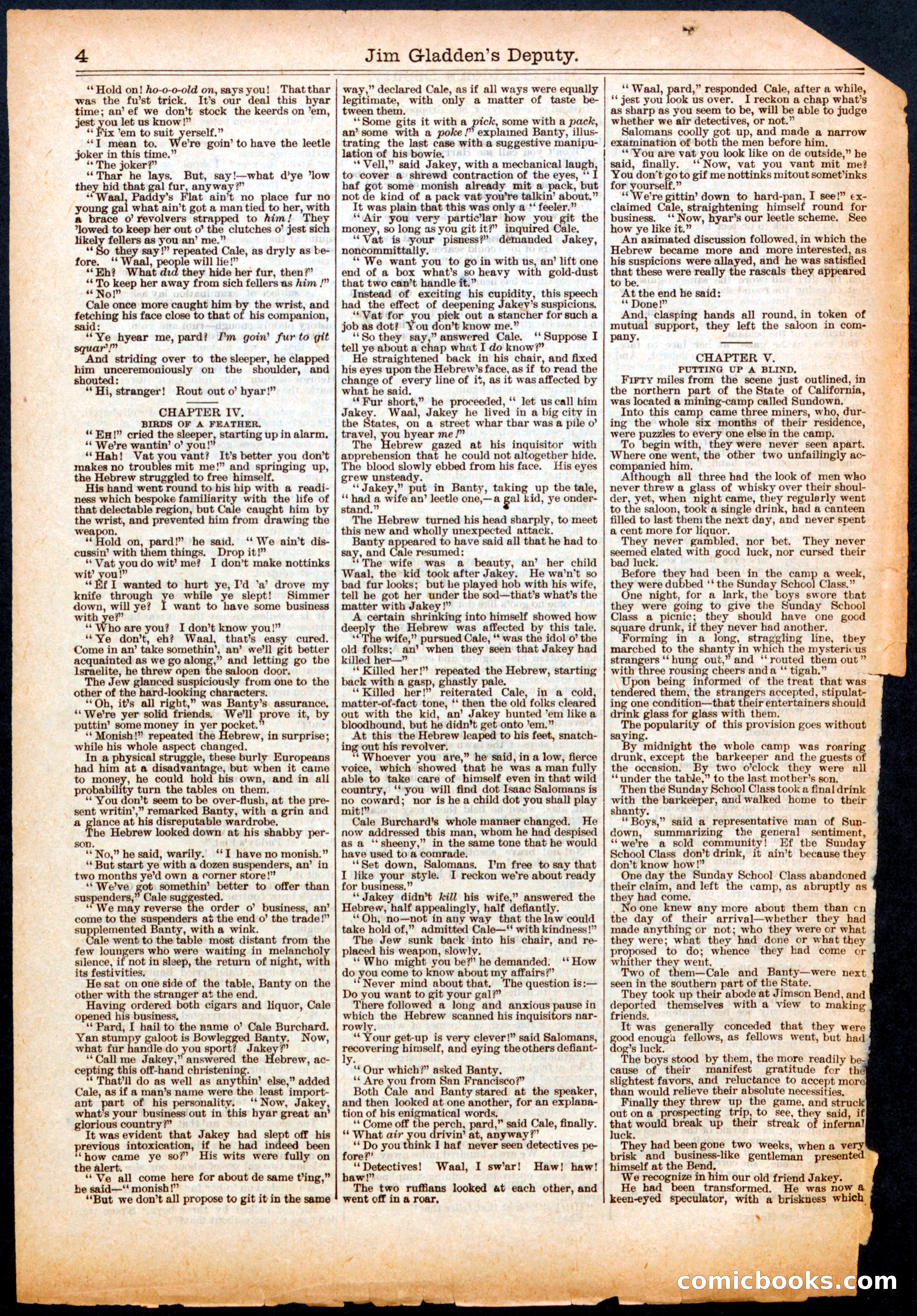 Beadle's Half Dime Library No. 517 — page 4 of 16