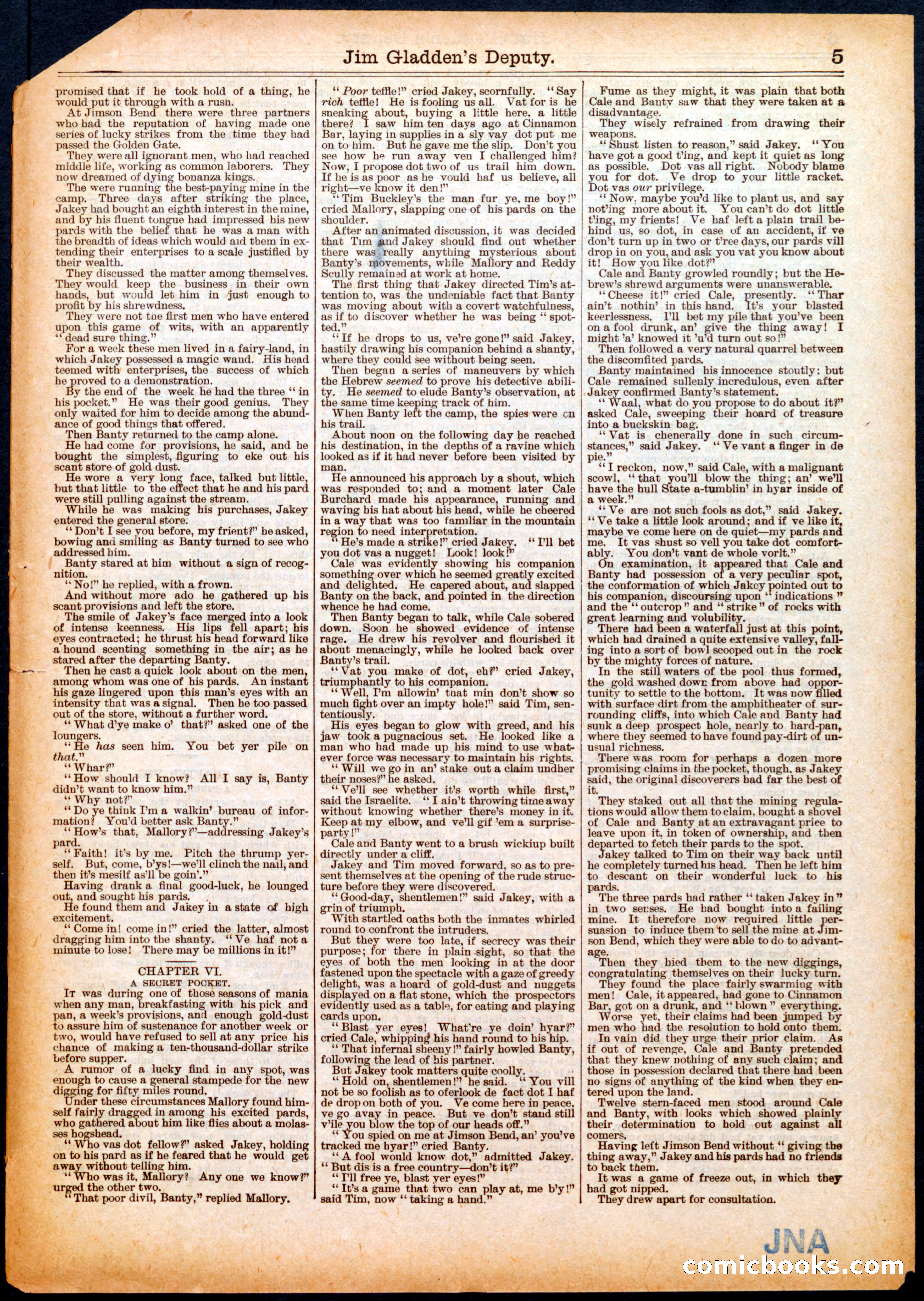 Beadle's Half Dime Library No. 517 — page 5 of 16