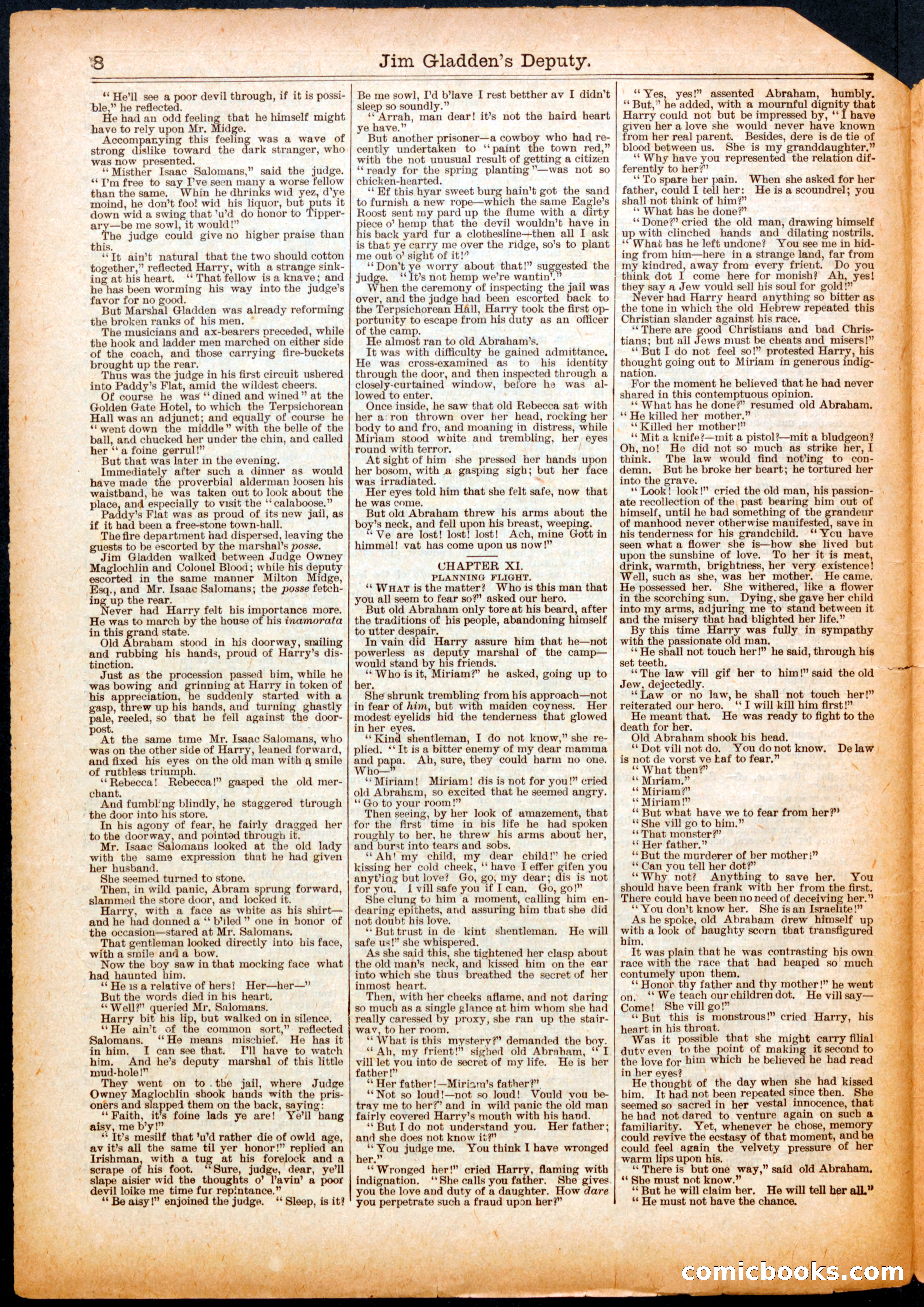 Beadle's Half Dime Library No. 517 — page 8 of 16