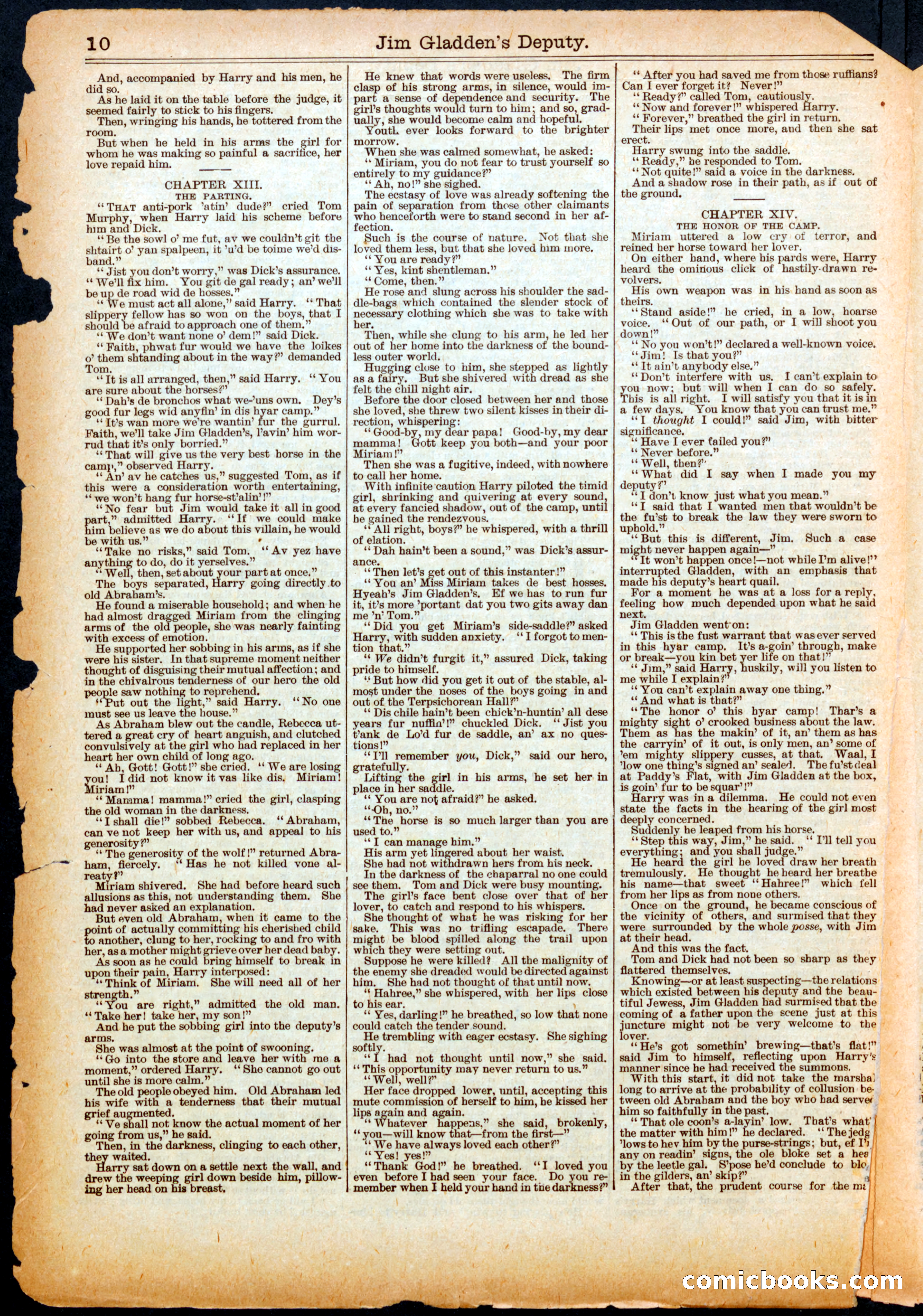 Beadle's Half Dime Library No. 517 — page 10 of 16