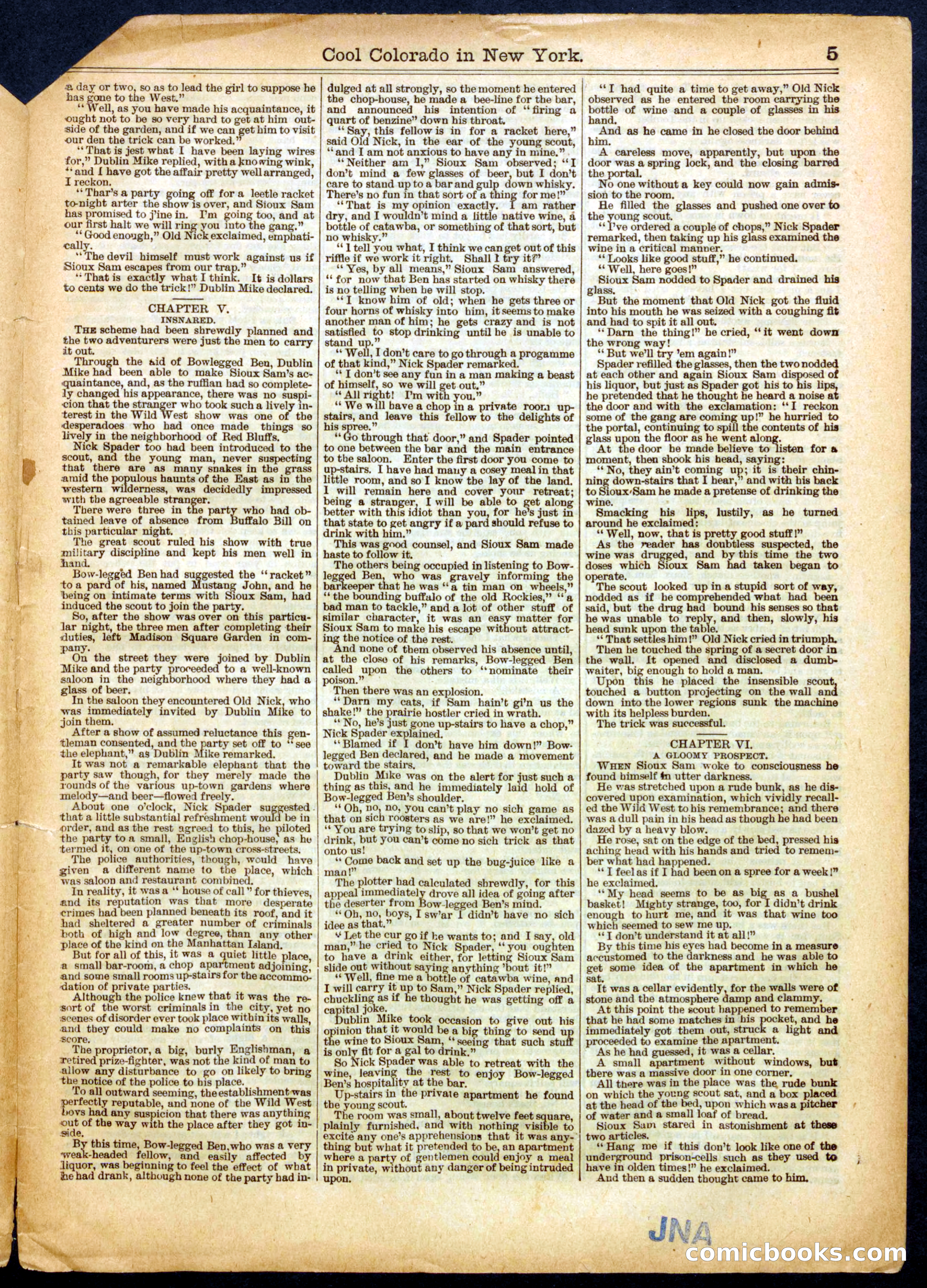 Beadle's Half Dime Library No. 518 — page 5 of 16
