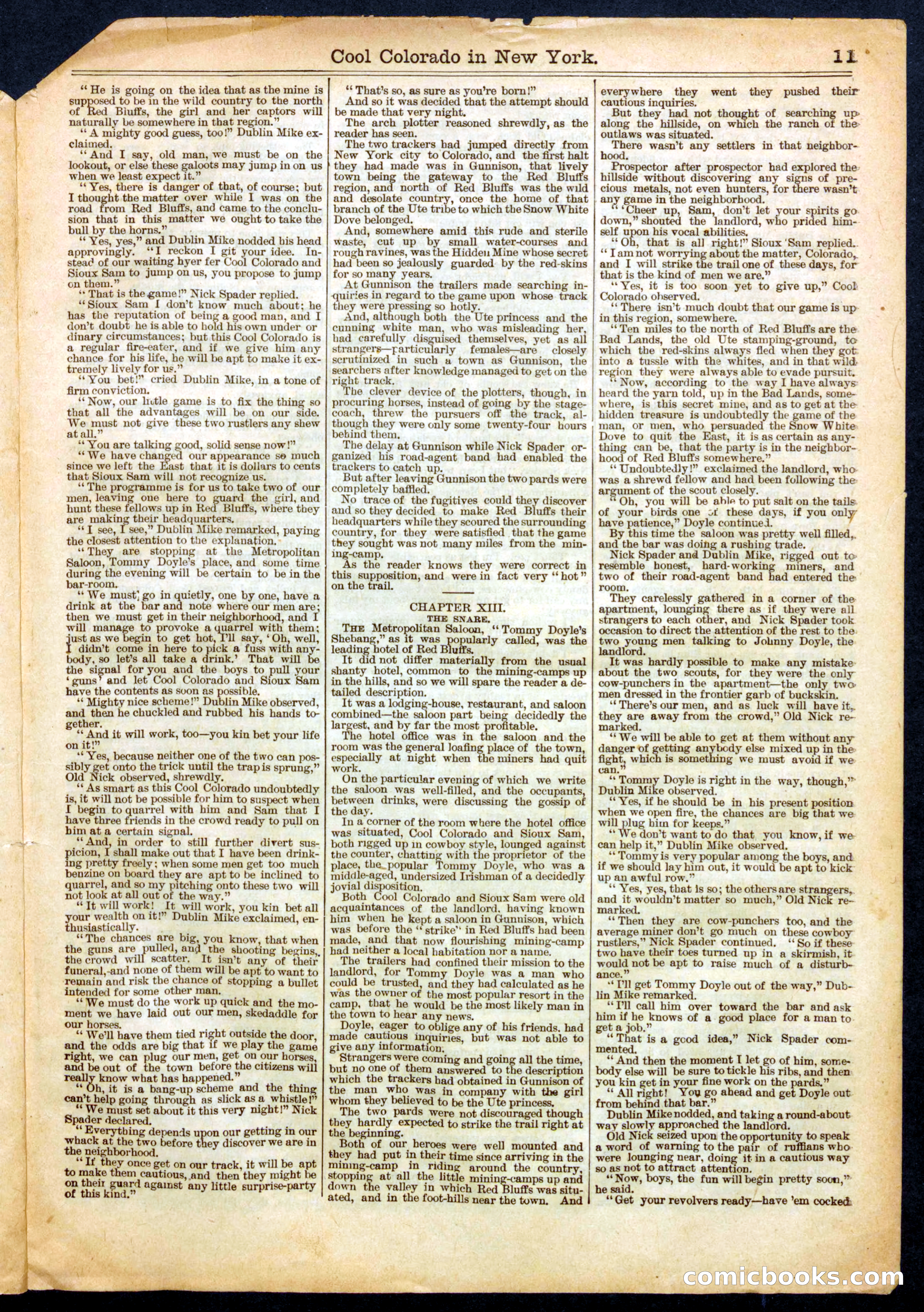 Beadle's Half Dime Library No. 518 — page 11 of 16