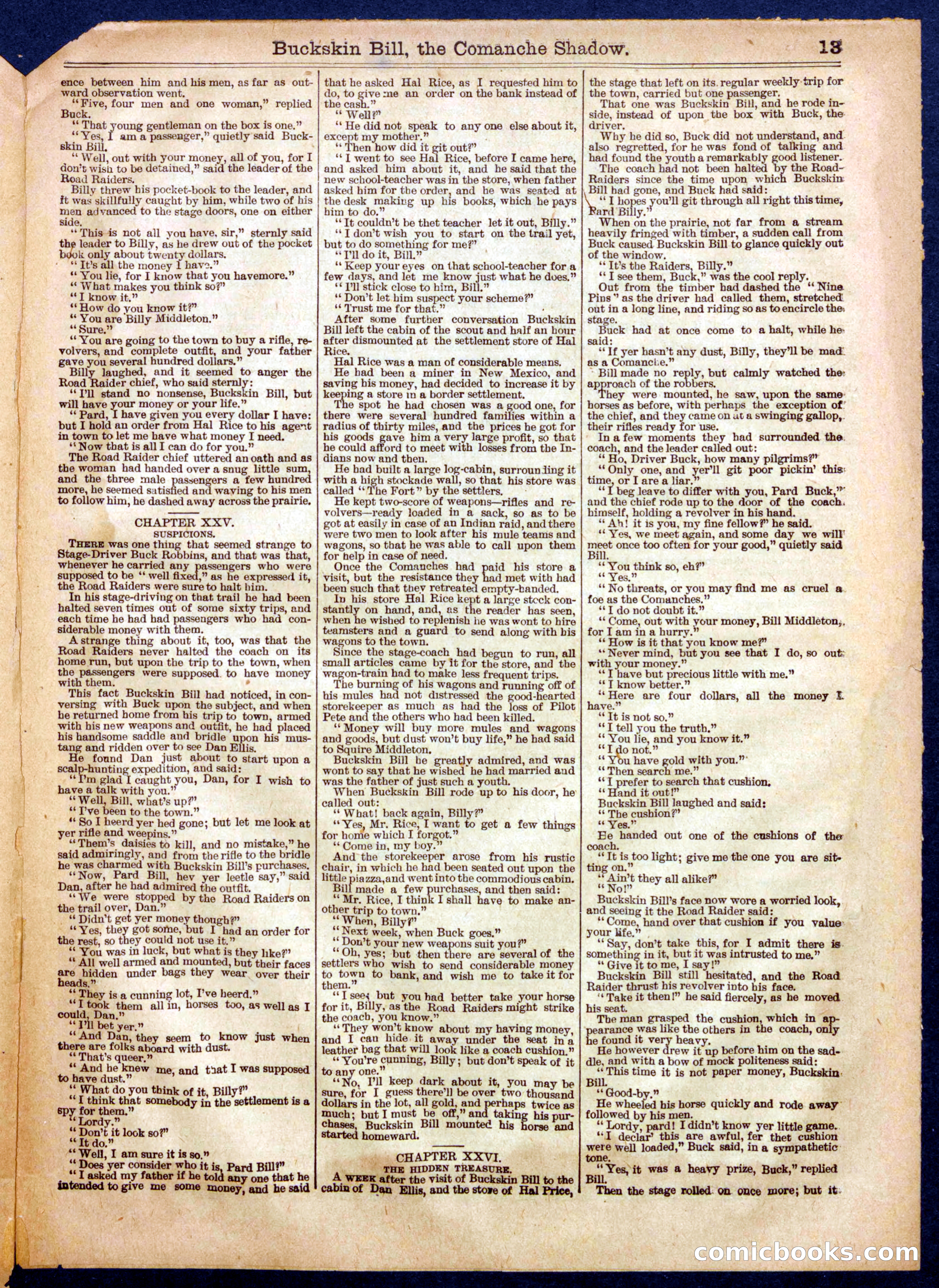 Beadle's Half Dime Library No. 520 — page 13 of 16