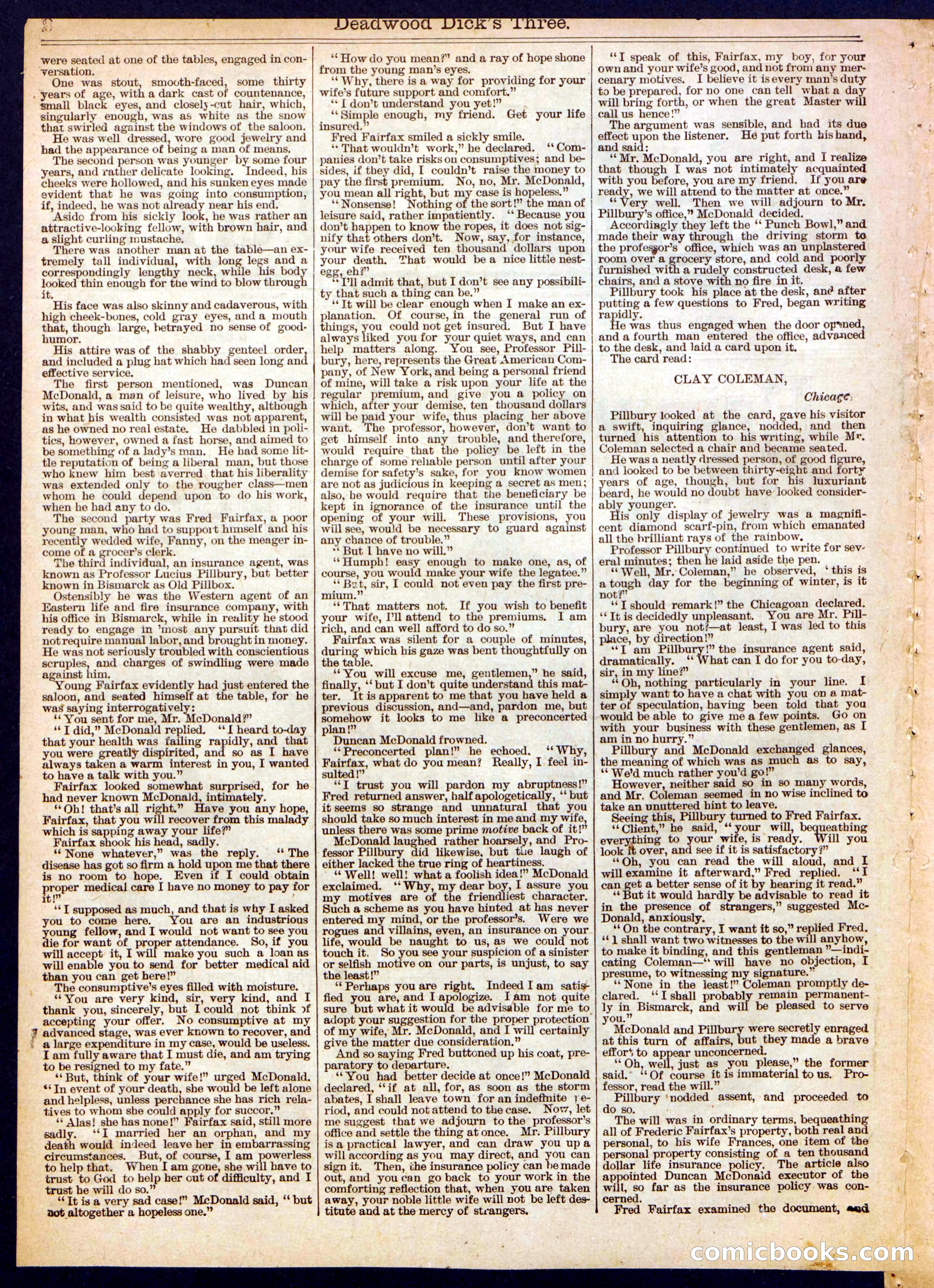 Beadle's Half Dime Library No. 522 — page 2 of 16