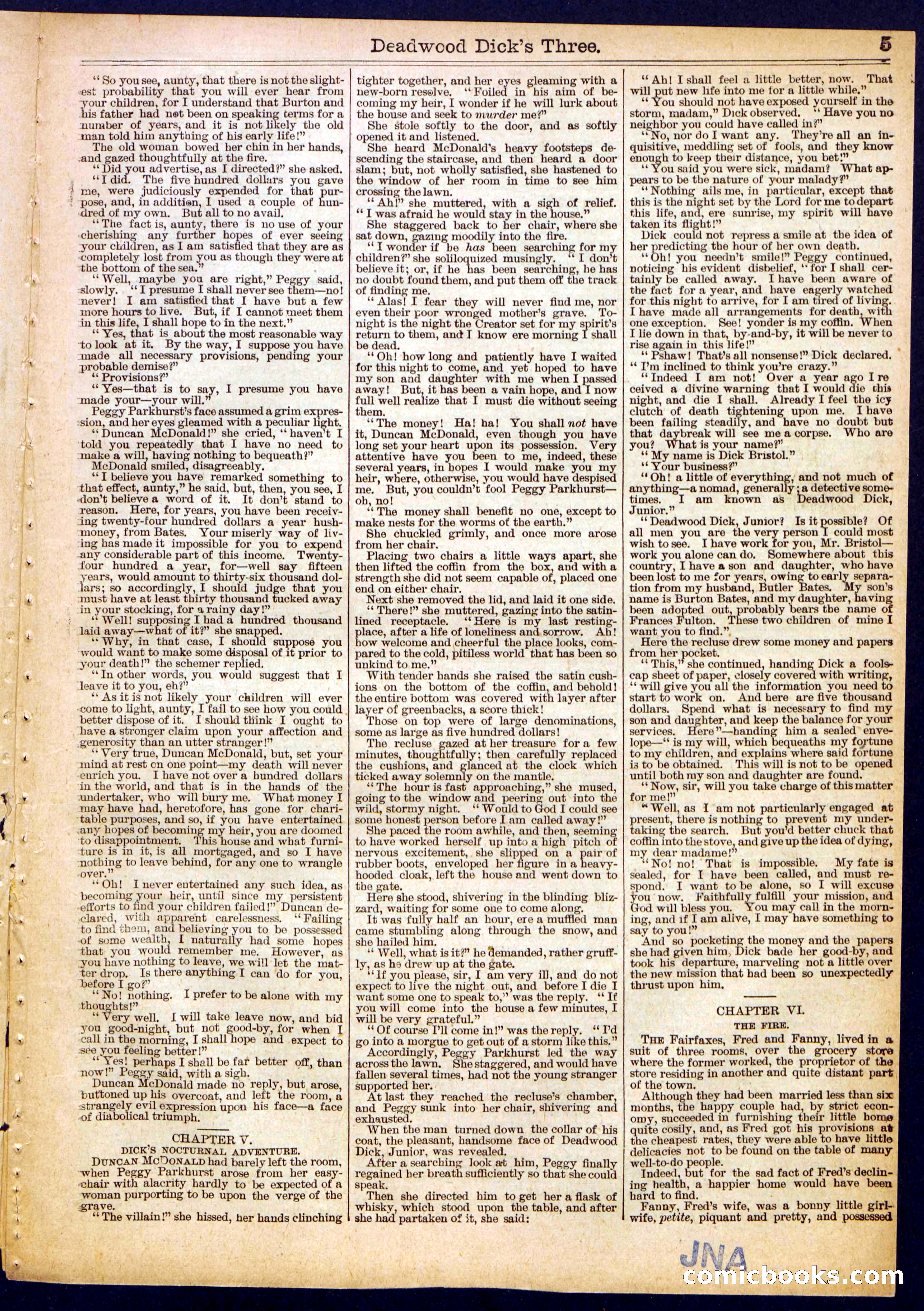Beadle's Half Dime Library No. 522 — page 5 of 16