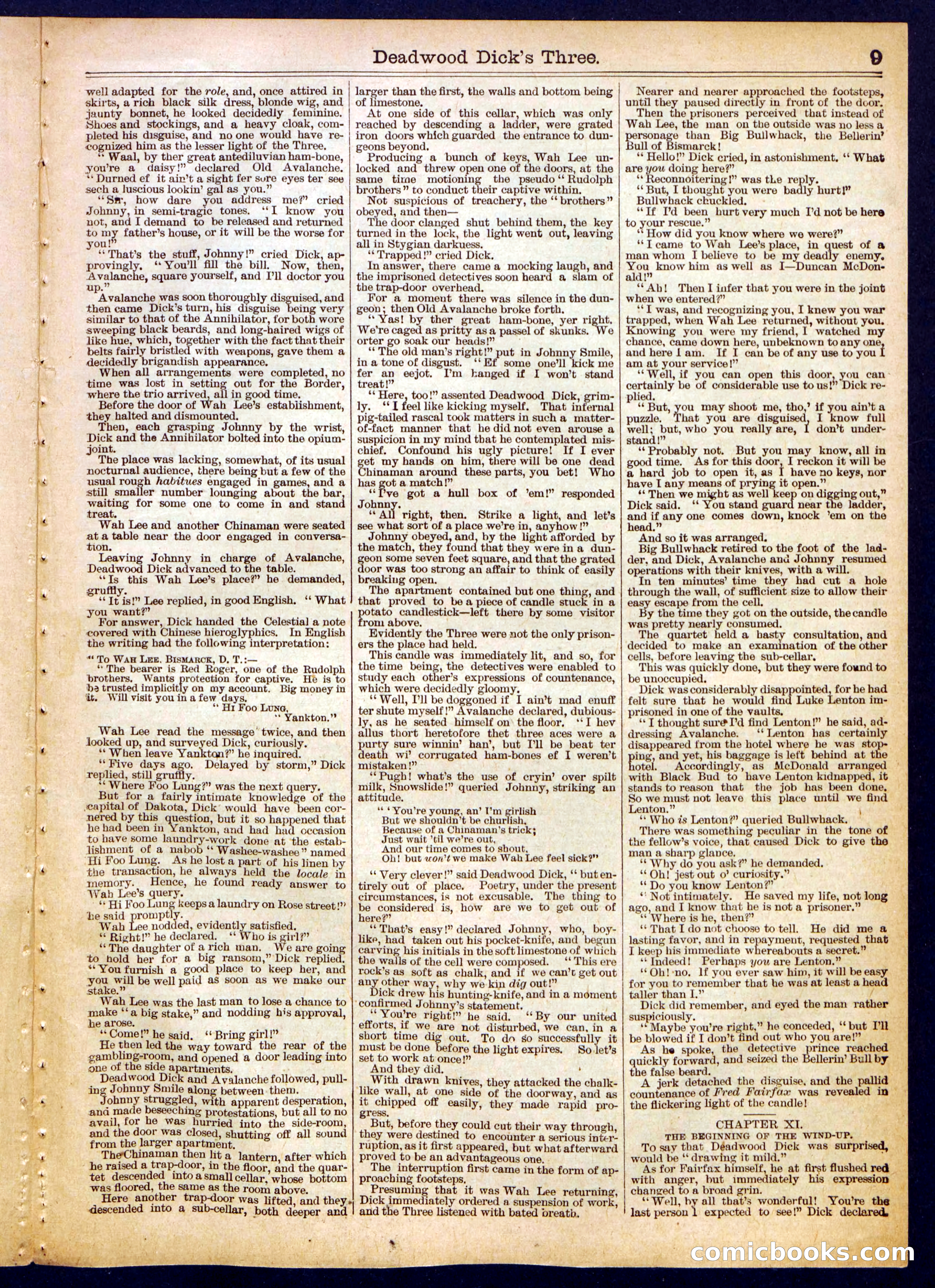 Beadle's Half Dime Library No. 522 — page 9 of 16