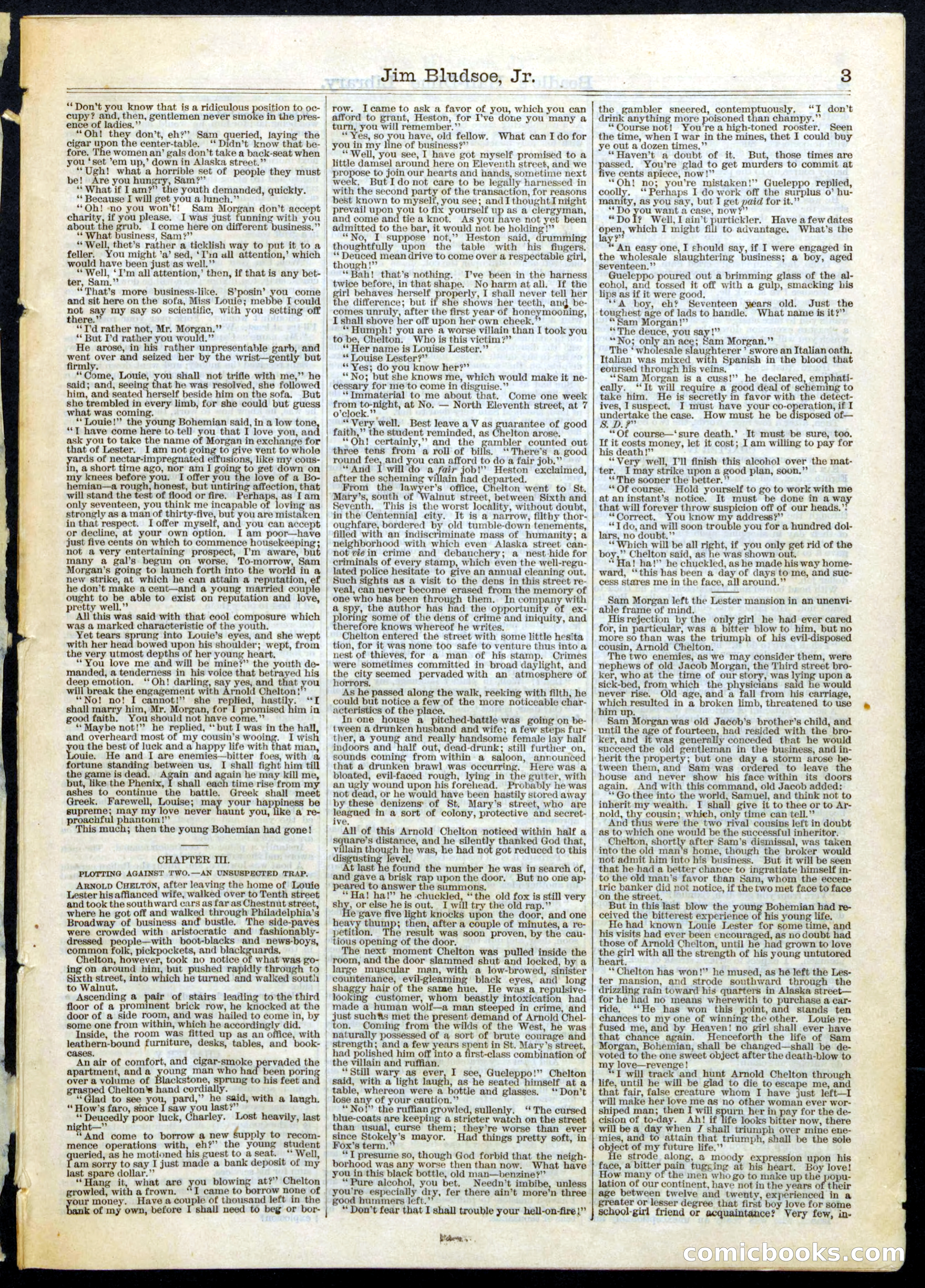 Beadle's Half Dime Library No. 53 — page 3 of 16