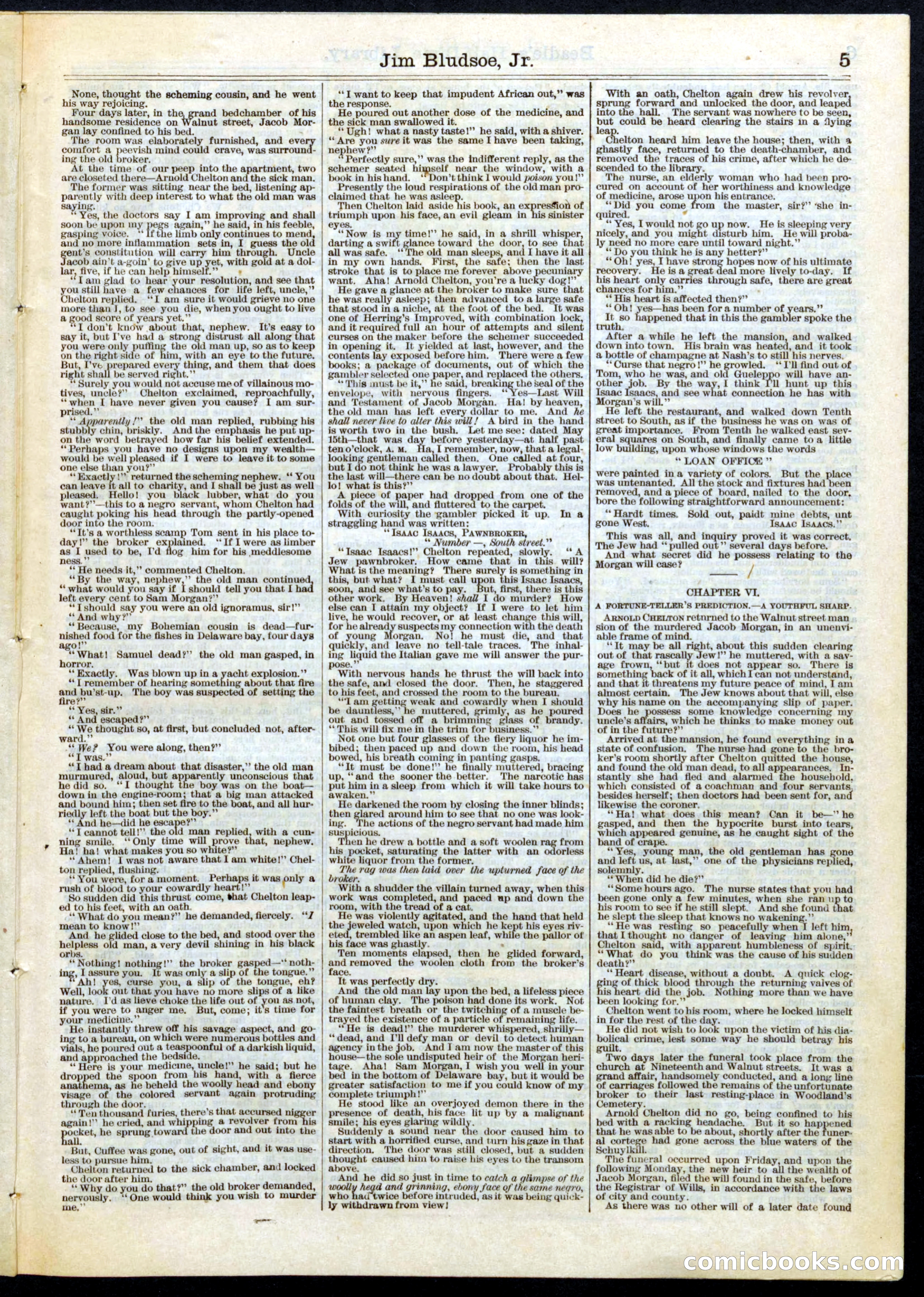 Beadle's Half Dime Library No. 53 — page 5 of 16