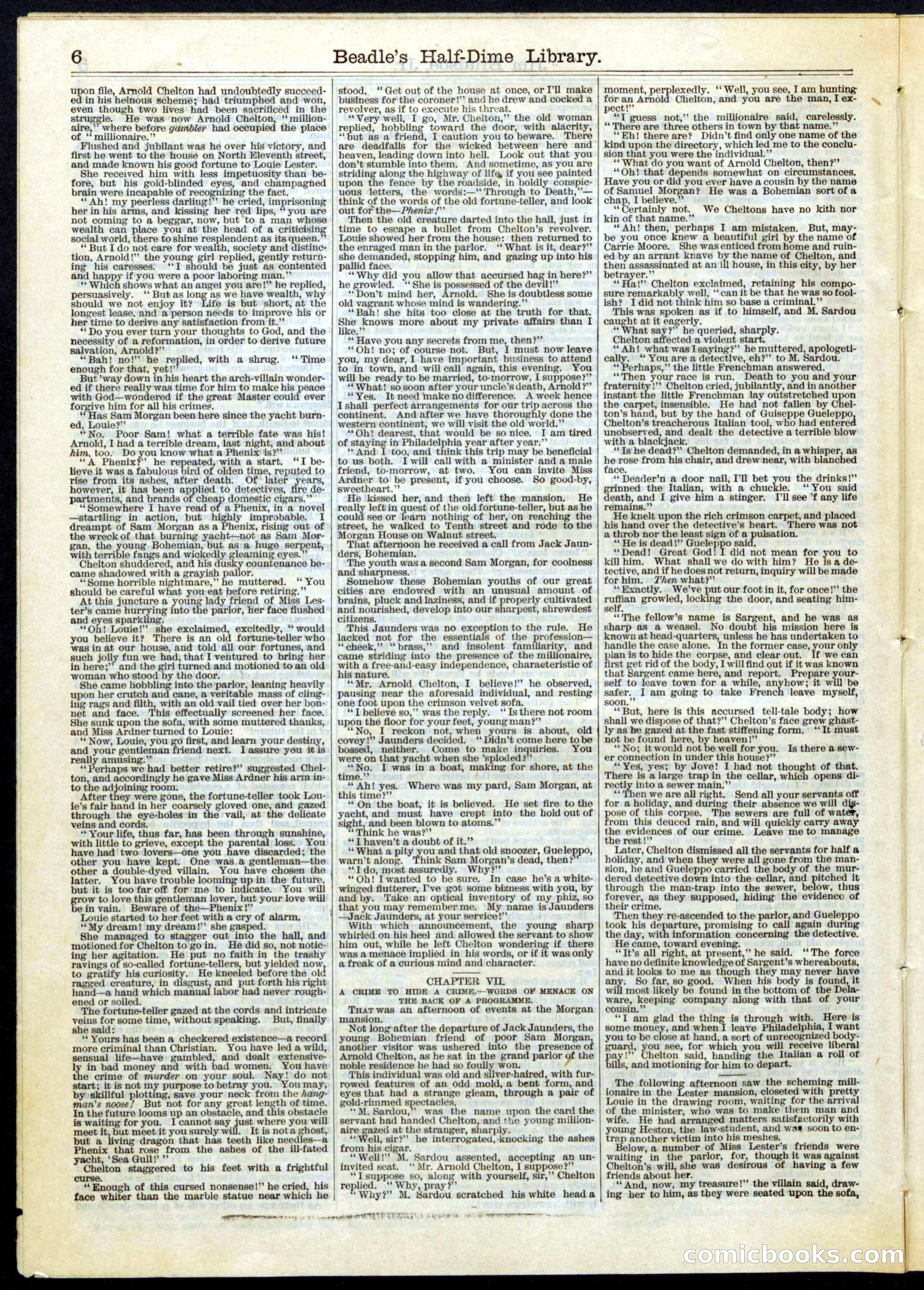 Beadle's Half Dime Library No. 53 — page 6 of 16