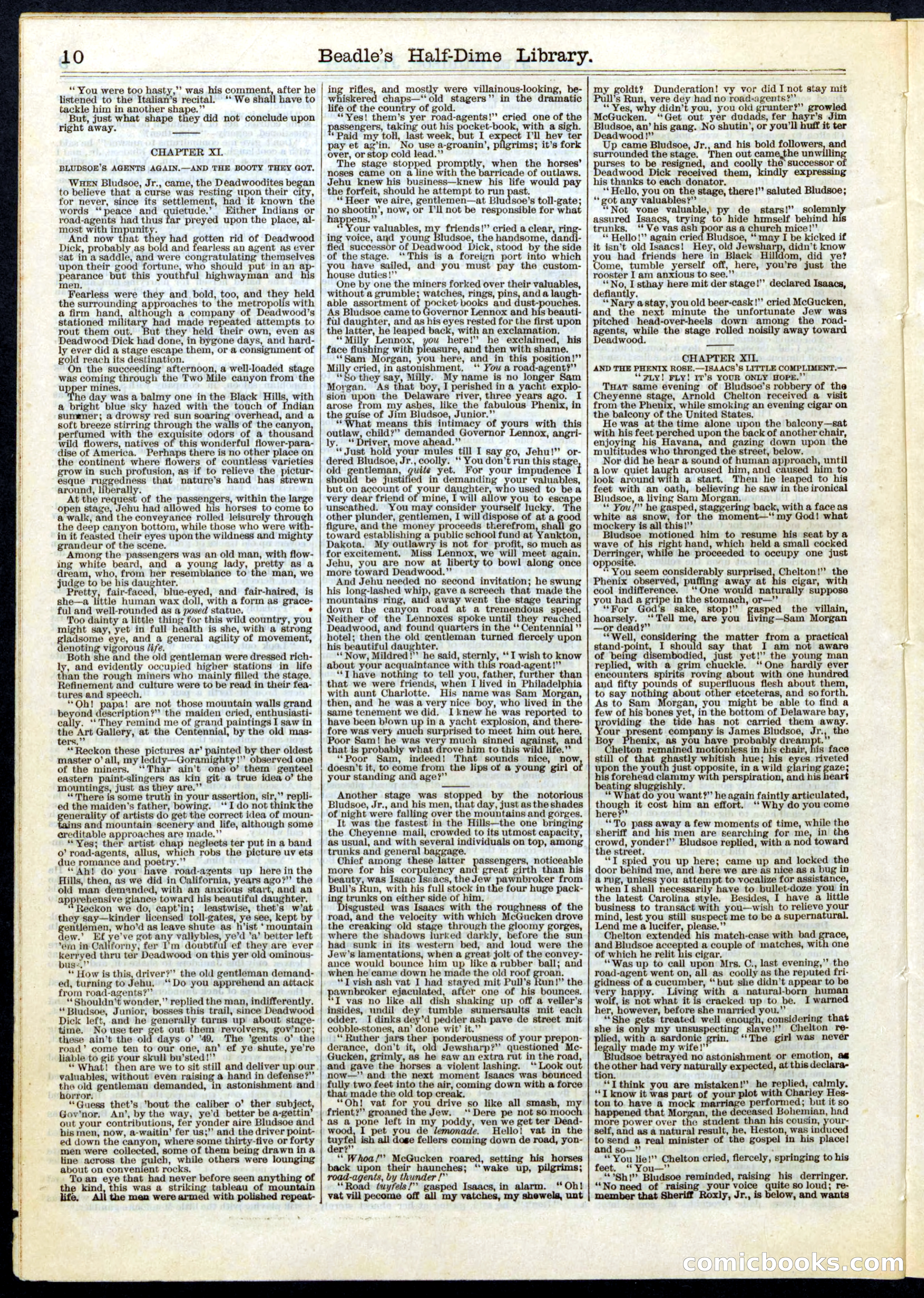 Beadle's Half Dime Library No. 53 — page 10 of 16