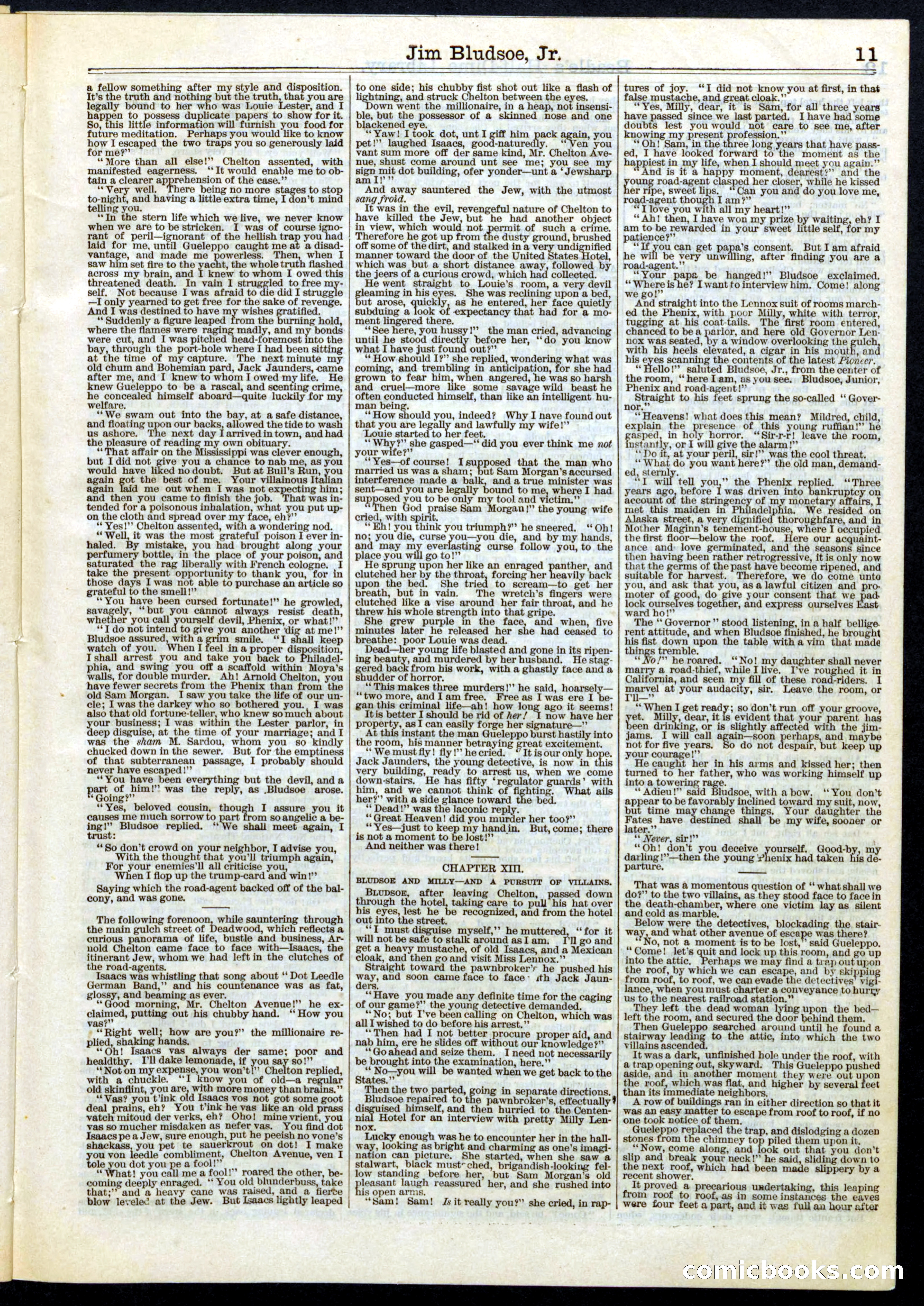 Beadle's Half Dime Library No. 53 — page 11 of 16