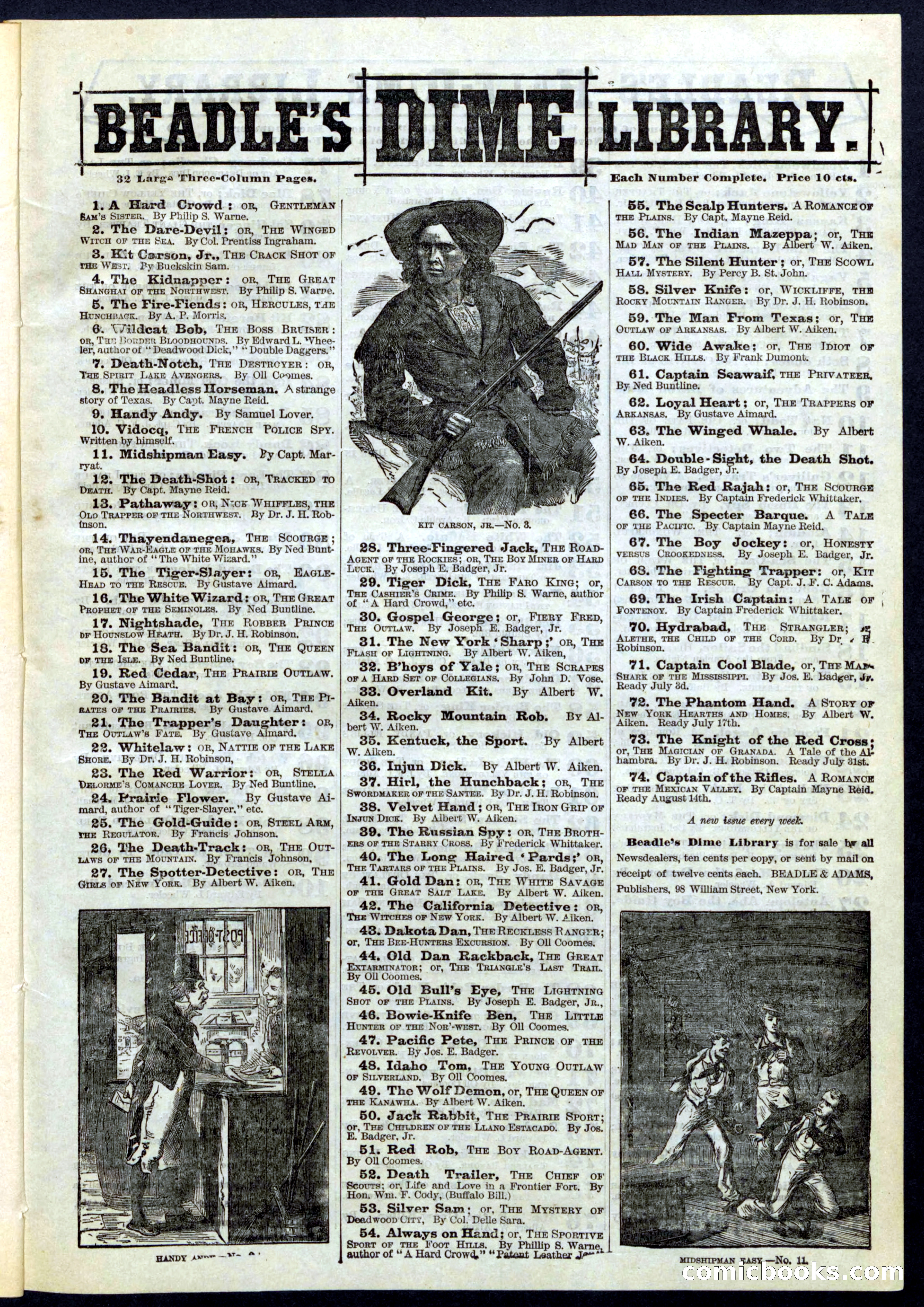 Beadle's Half Dime Library No. 53 — page 15 of 16