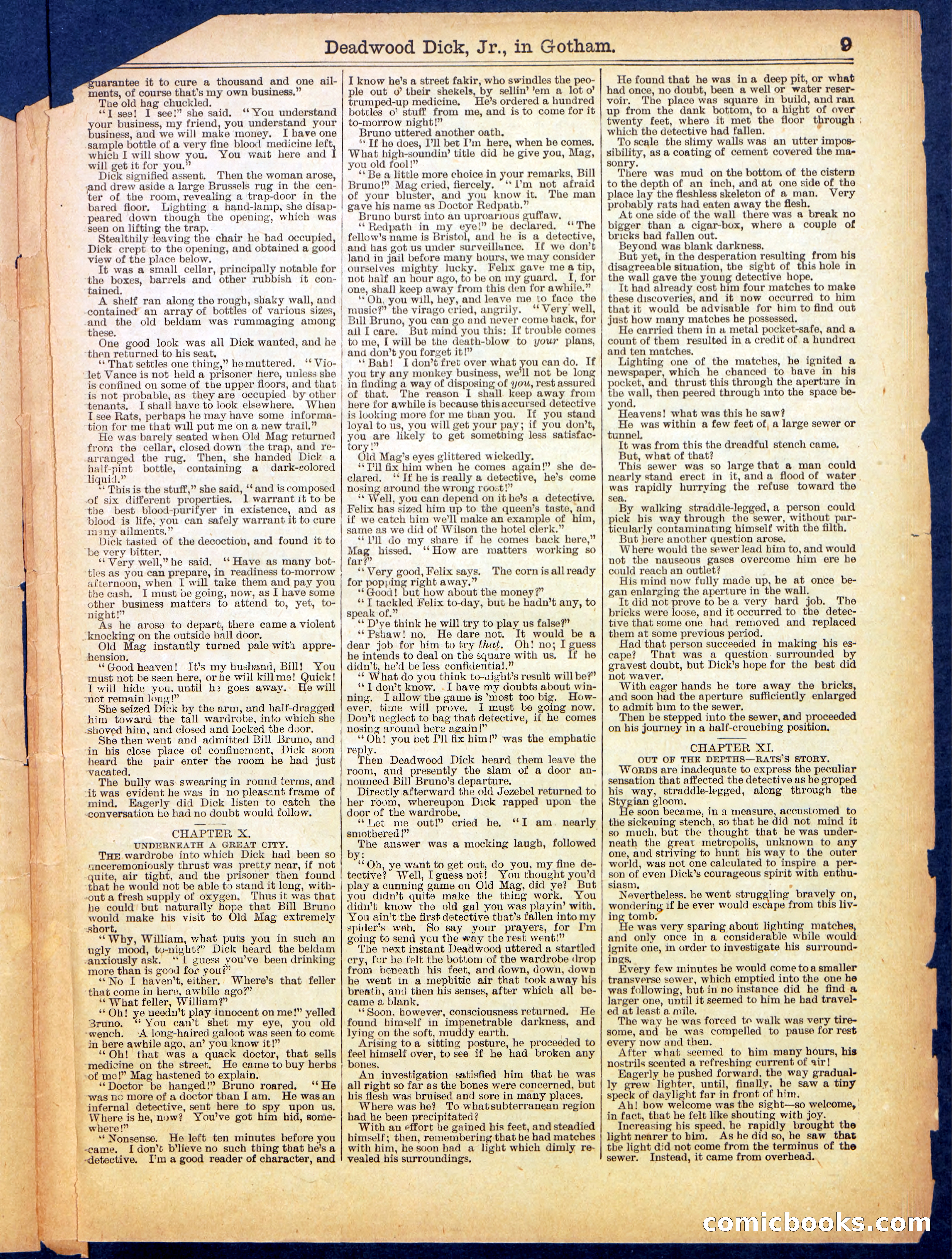 Beadle's Half Dime Library, No. 554 — page 9 of 16