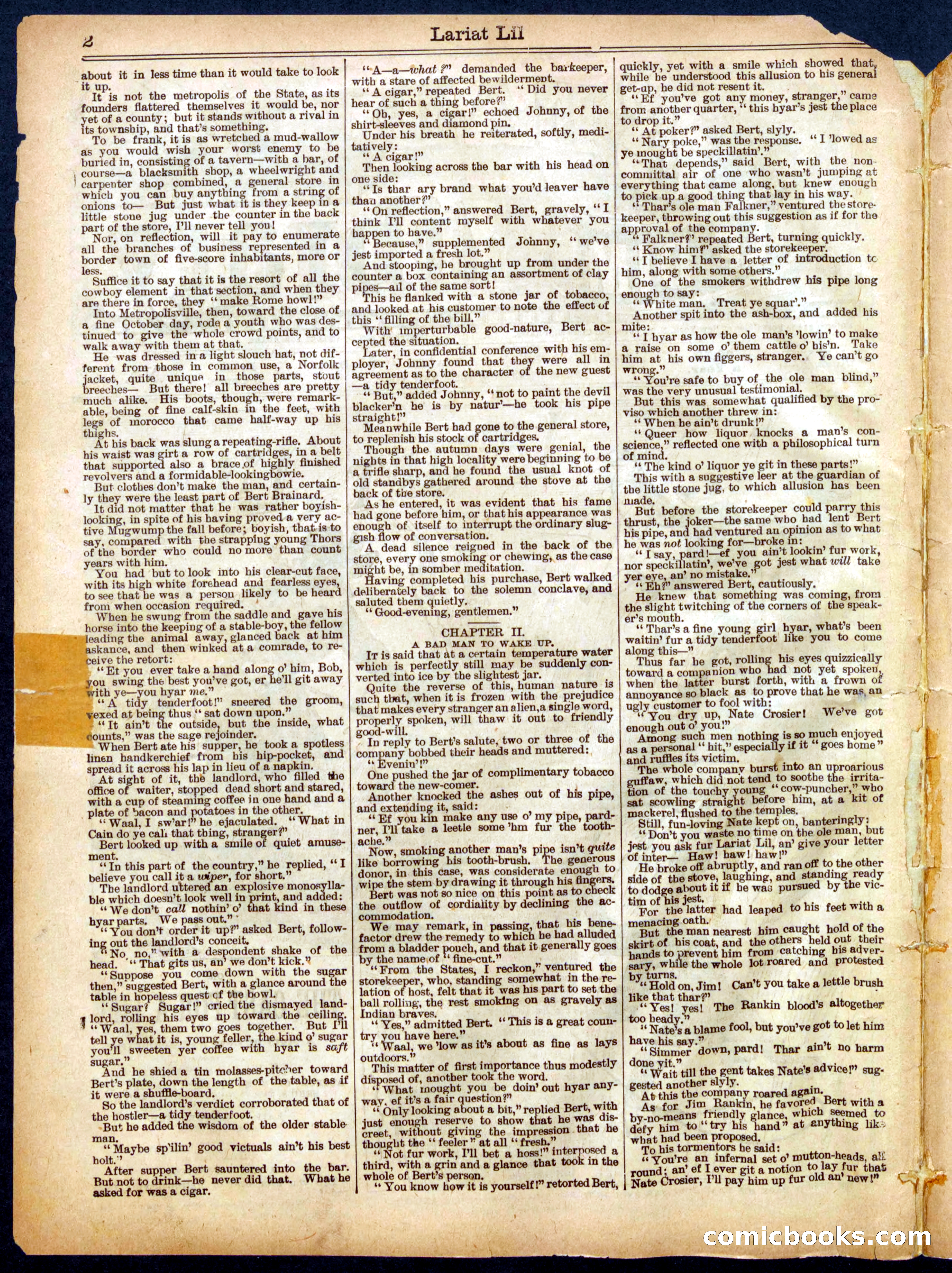 Beadle's Half Dime Library, No. 556 — page 2 of 16