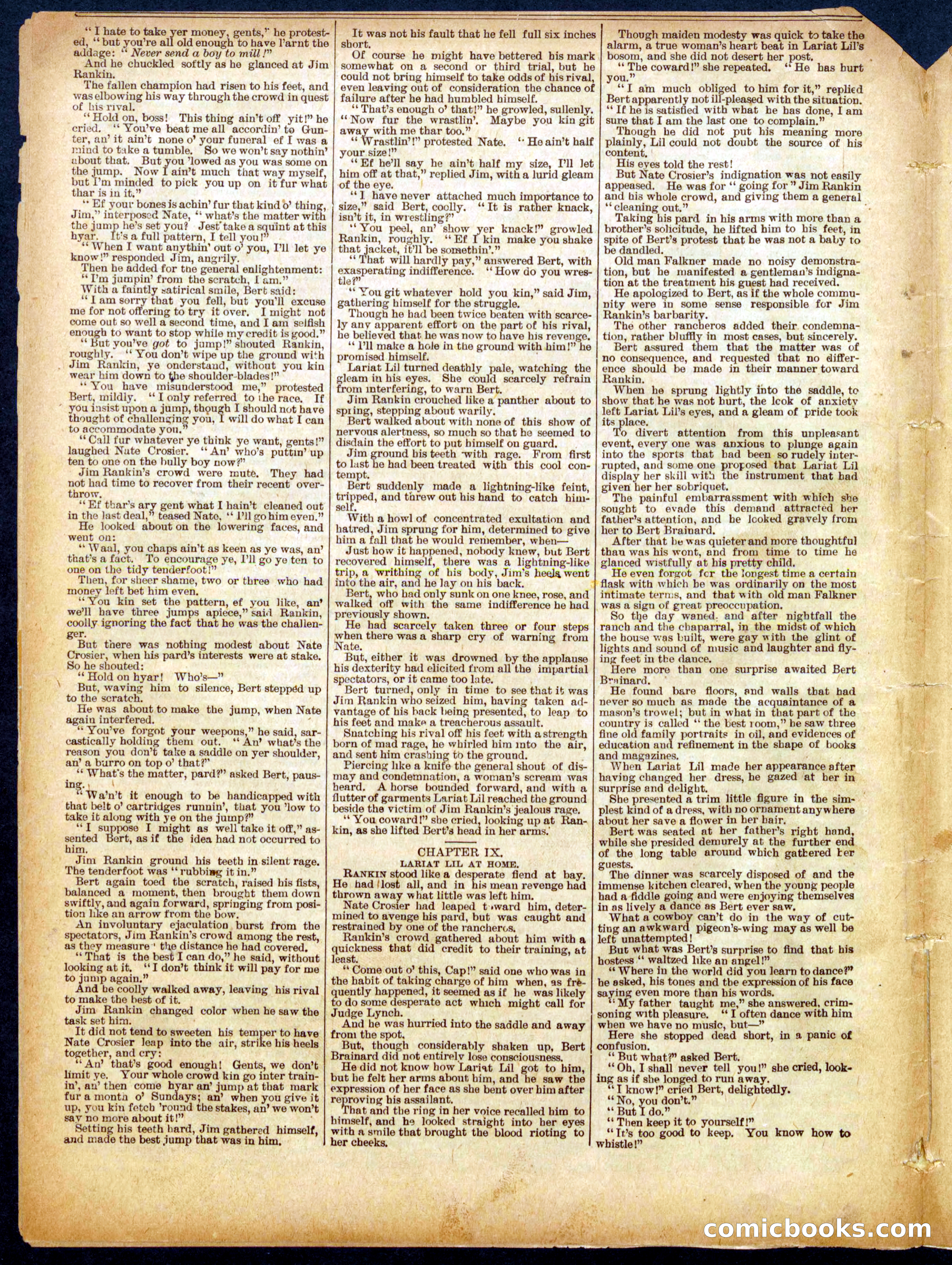 Beadle's Half Dime Library, No. 556 — page 8 of 16