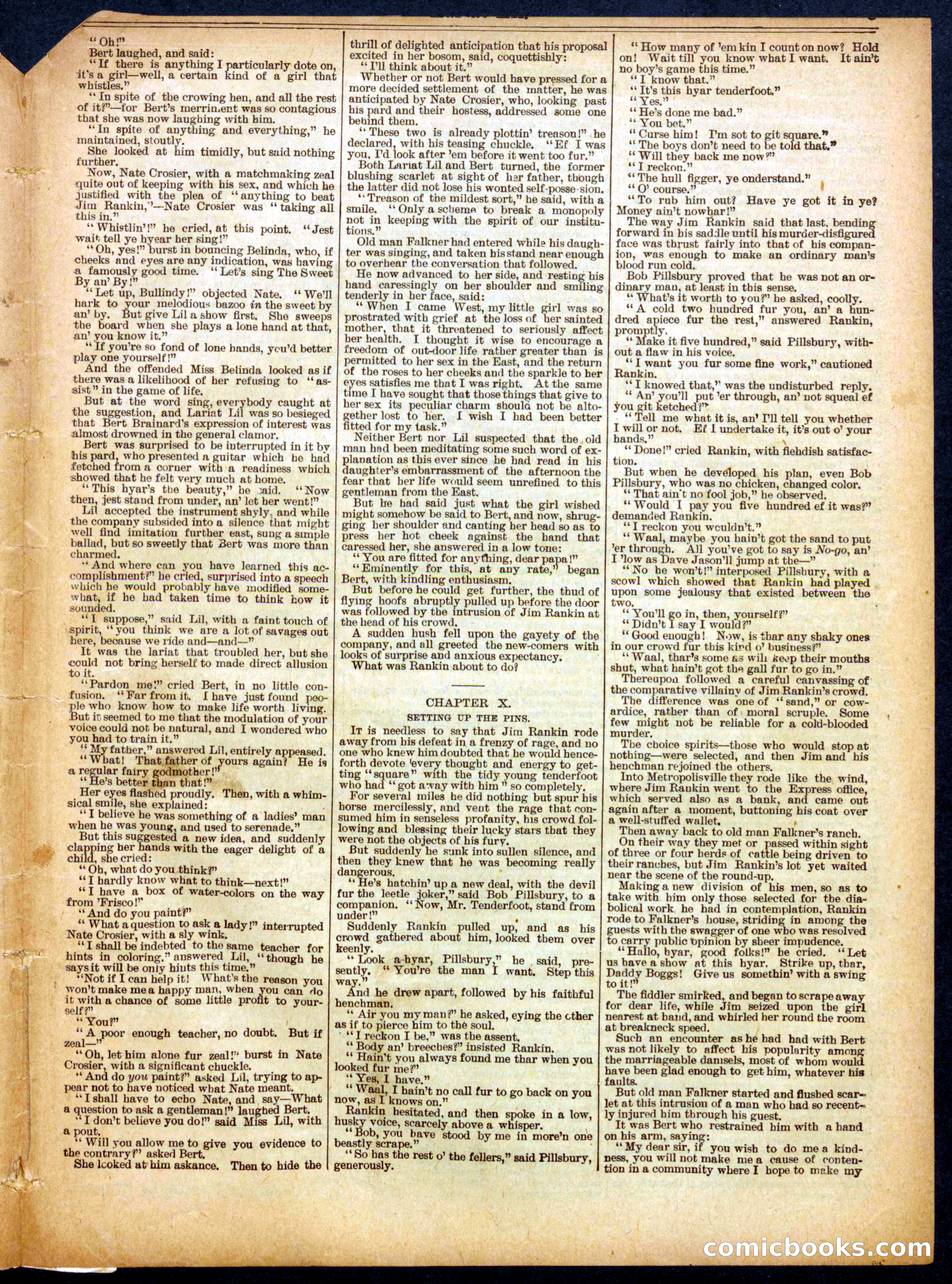 Beadle's Half Dime Library, No. 556 — page 9 of 16
