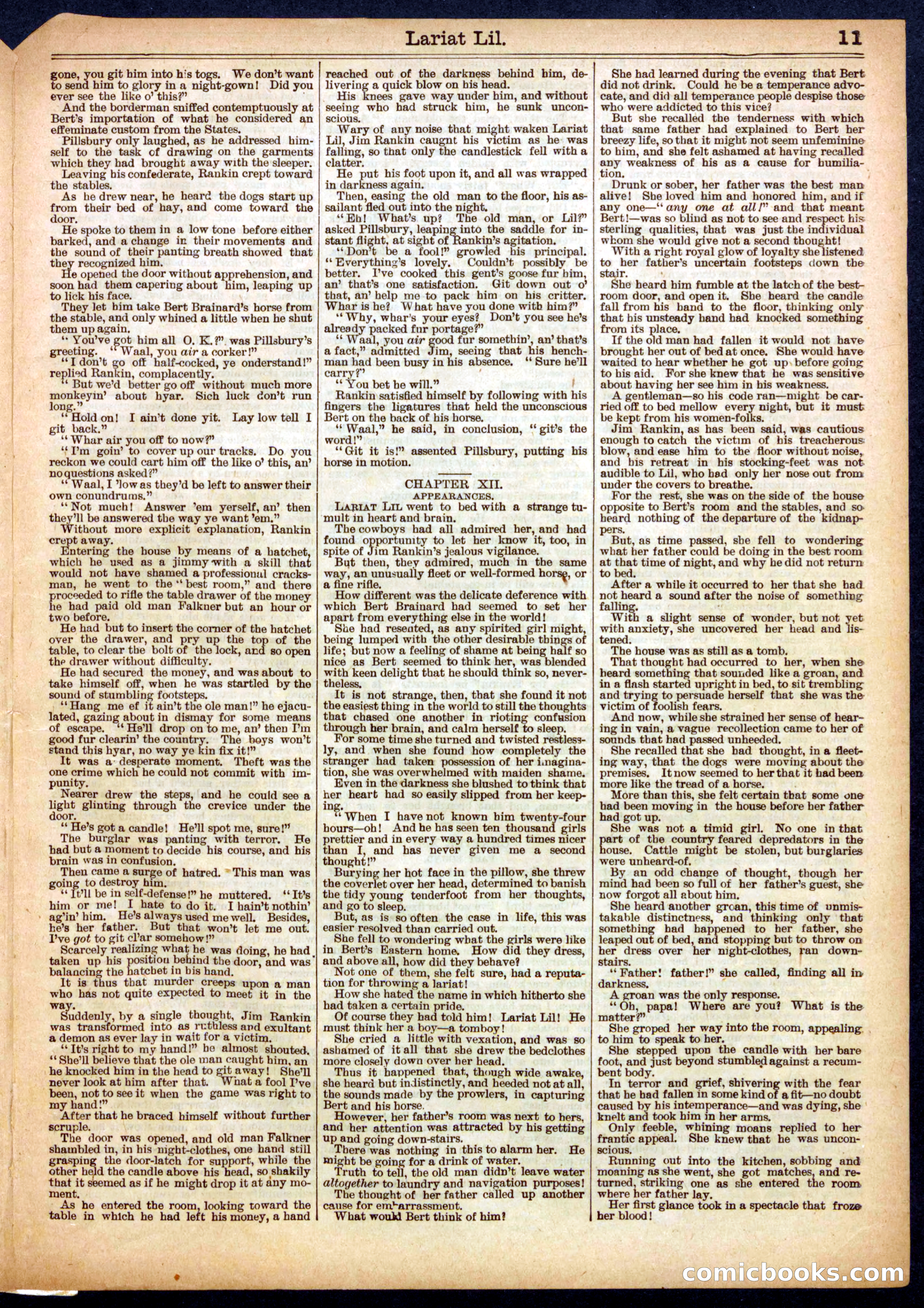 Beadle's Half Dime Library, No. 556 — page 11 of 16