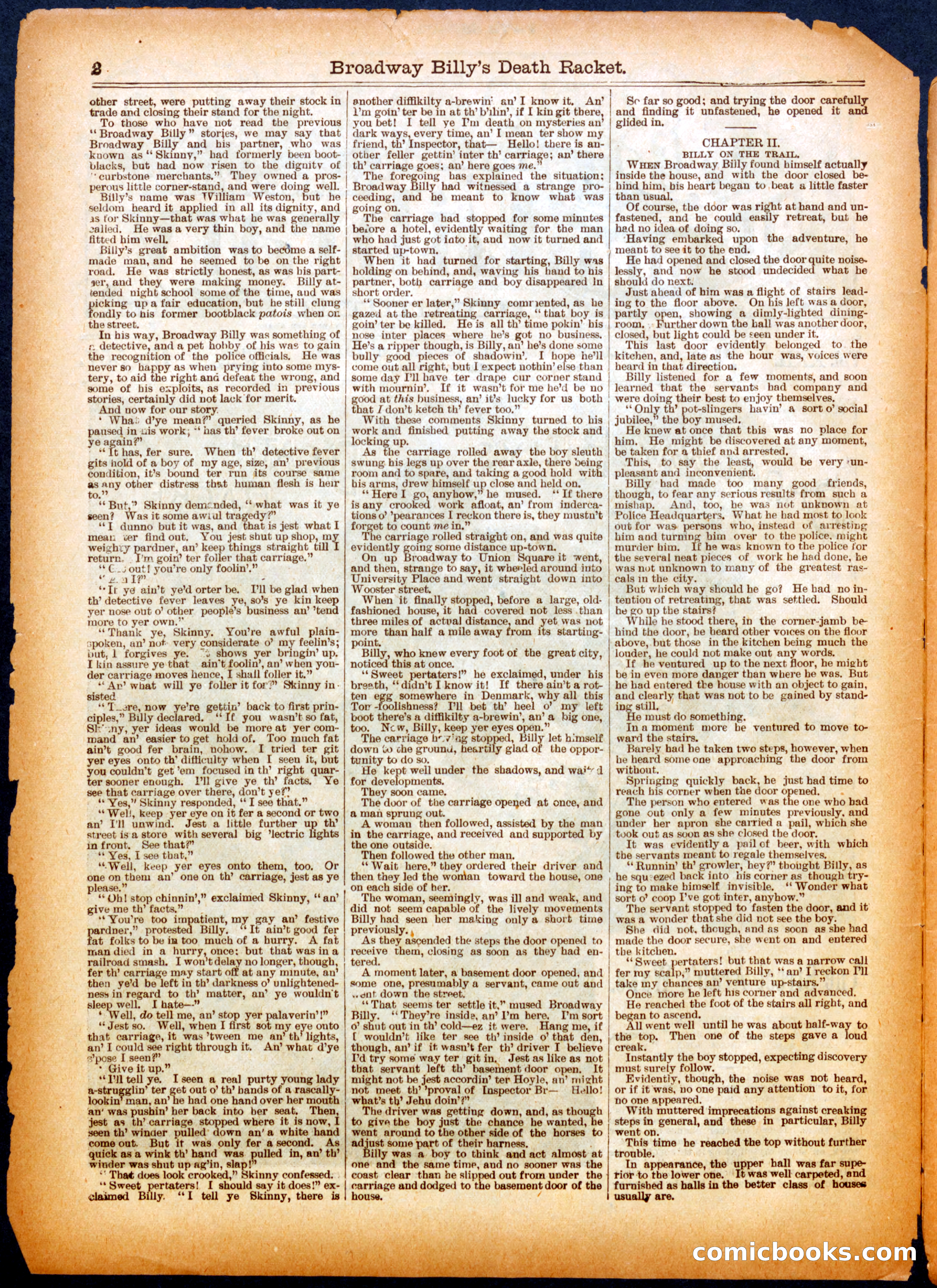 Beadle's Half Dime Library, No. 557 — page 2 of 16
