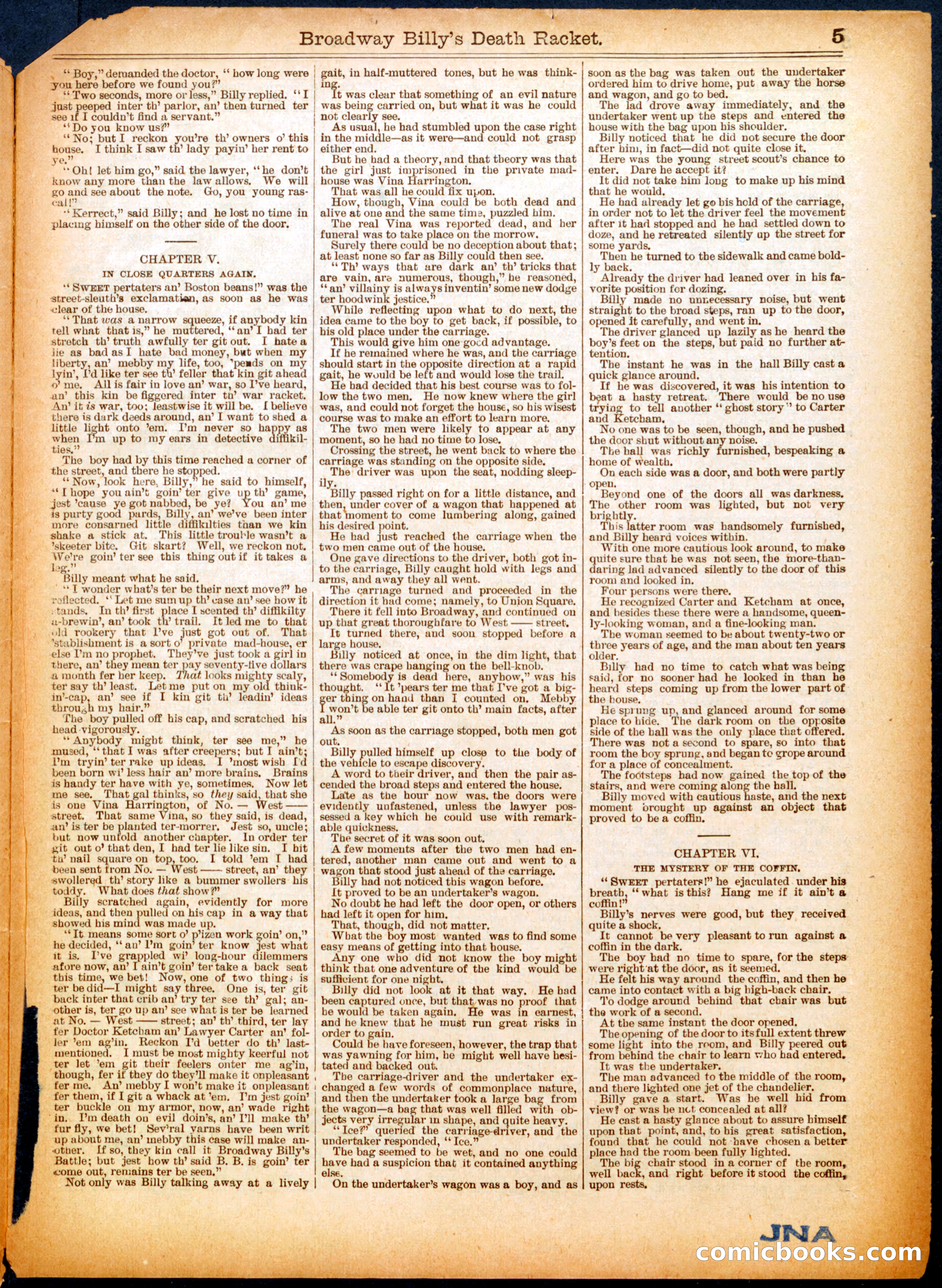 Beadle's Half Dime Library, No. 557 — page 5 of 16