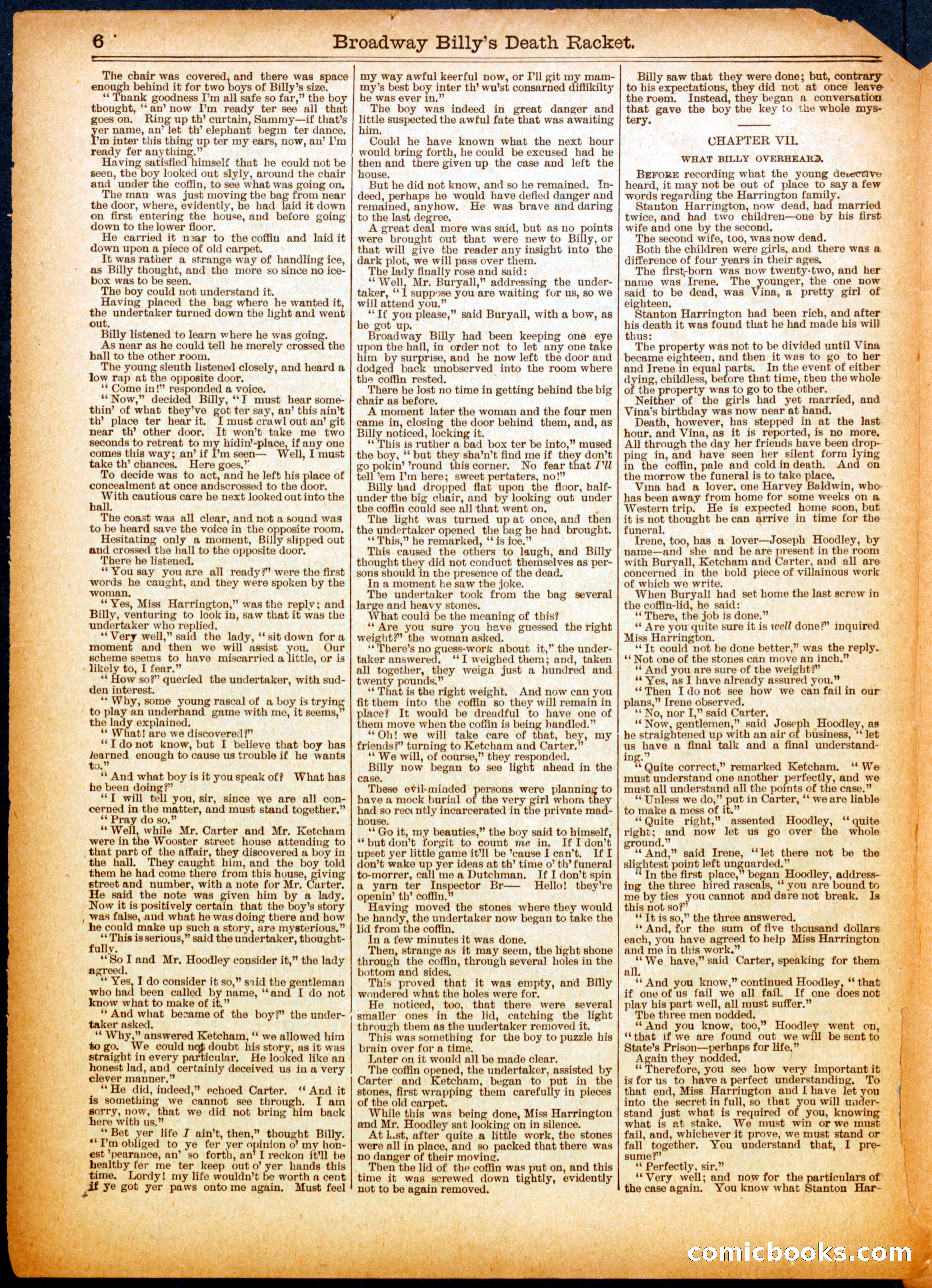 Beadle's Half Dime Library, No. 557 — page 6 of 16