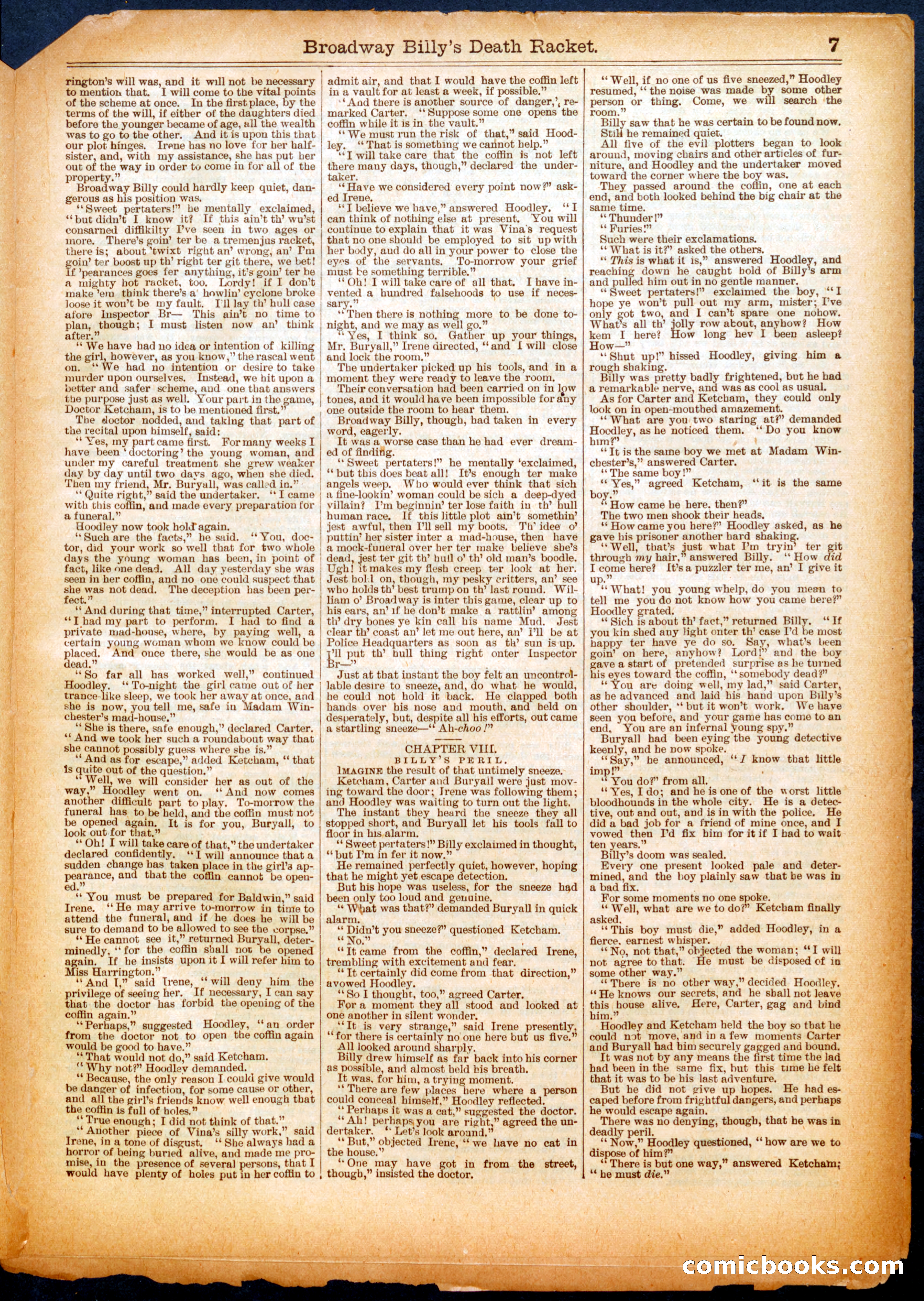 Beadle's Half Dime Library, No. 557 — page 7 of 16