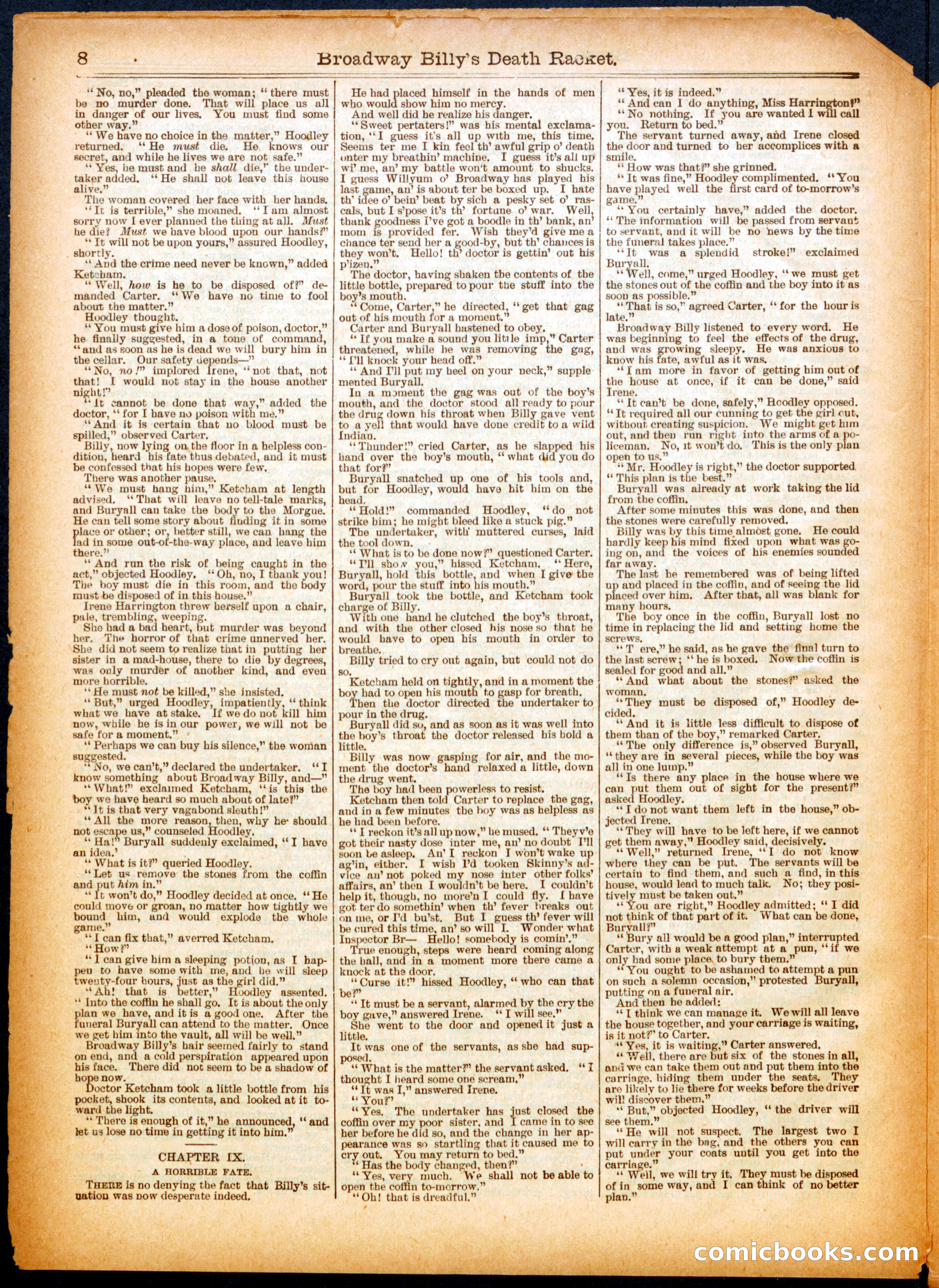 Beadle's Half Dime Library, No. 557 — page 8 of 16