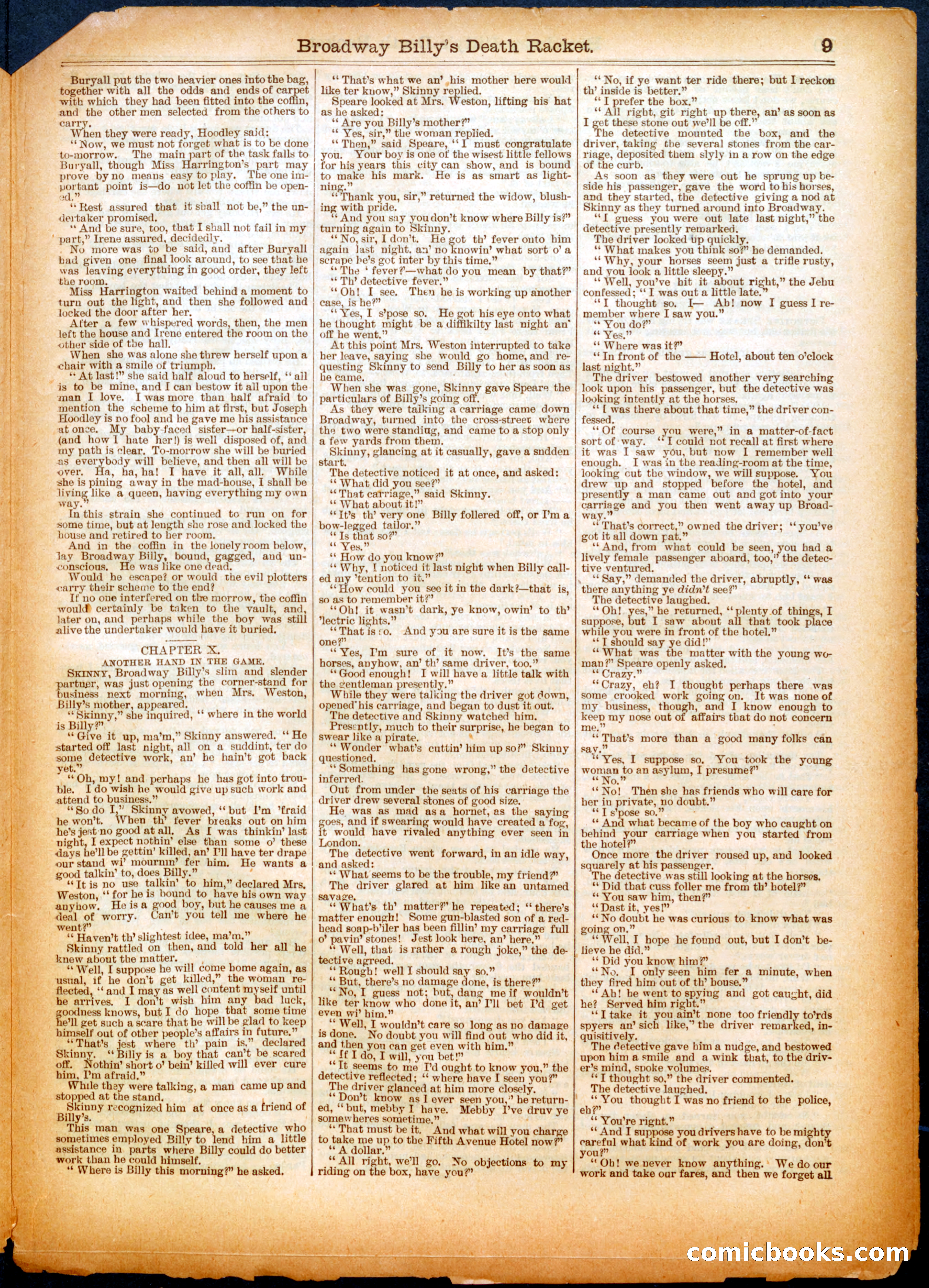 Beadle's Half Dime Library, No. 557 — page 9 of 16
