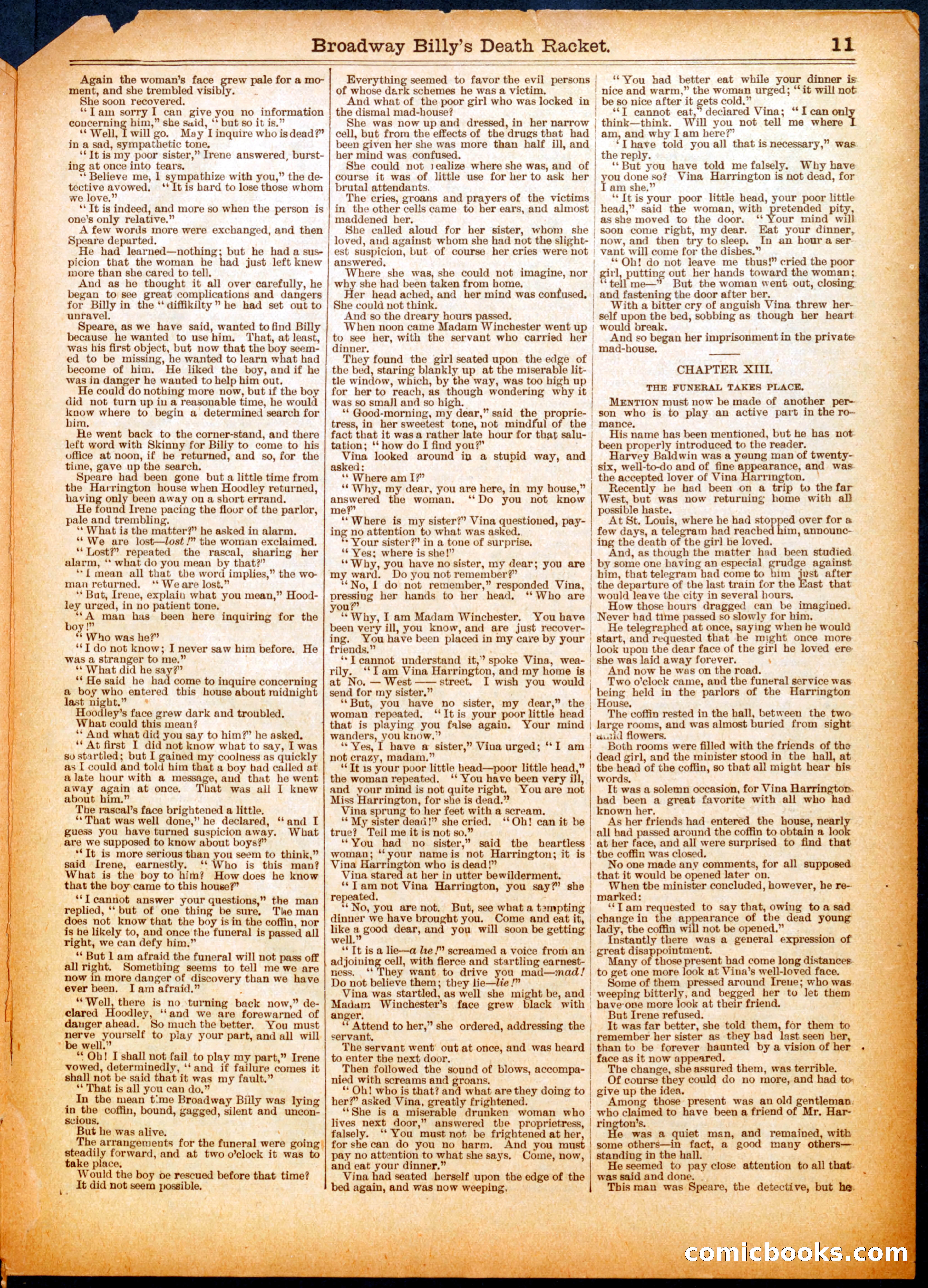 Beadle's Half Dime Library, No. 557 — page 11 of 16