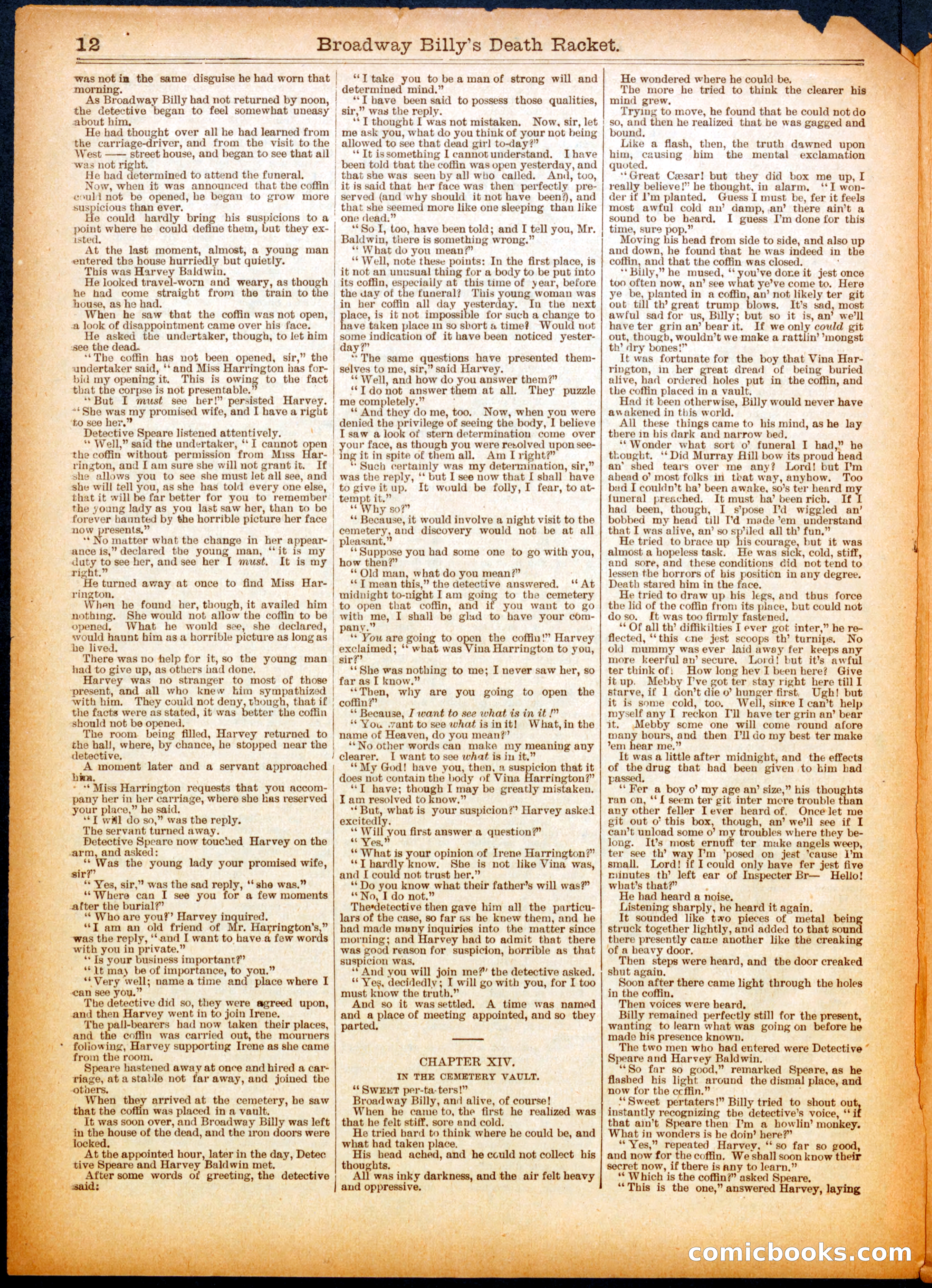 Beadle's Half Dime Library, No. 557 — page 12 of 16