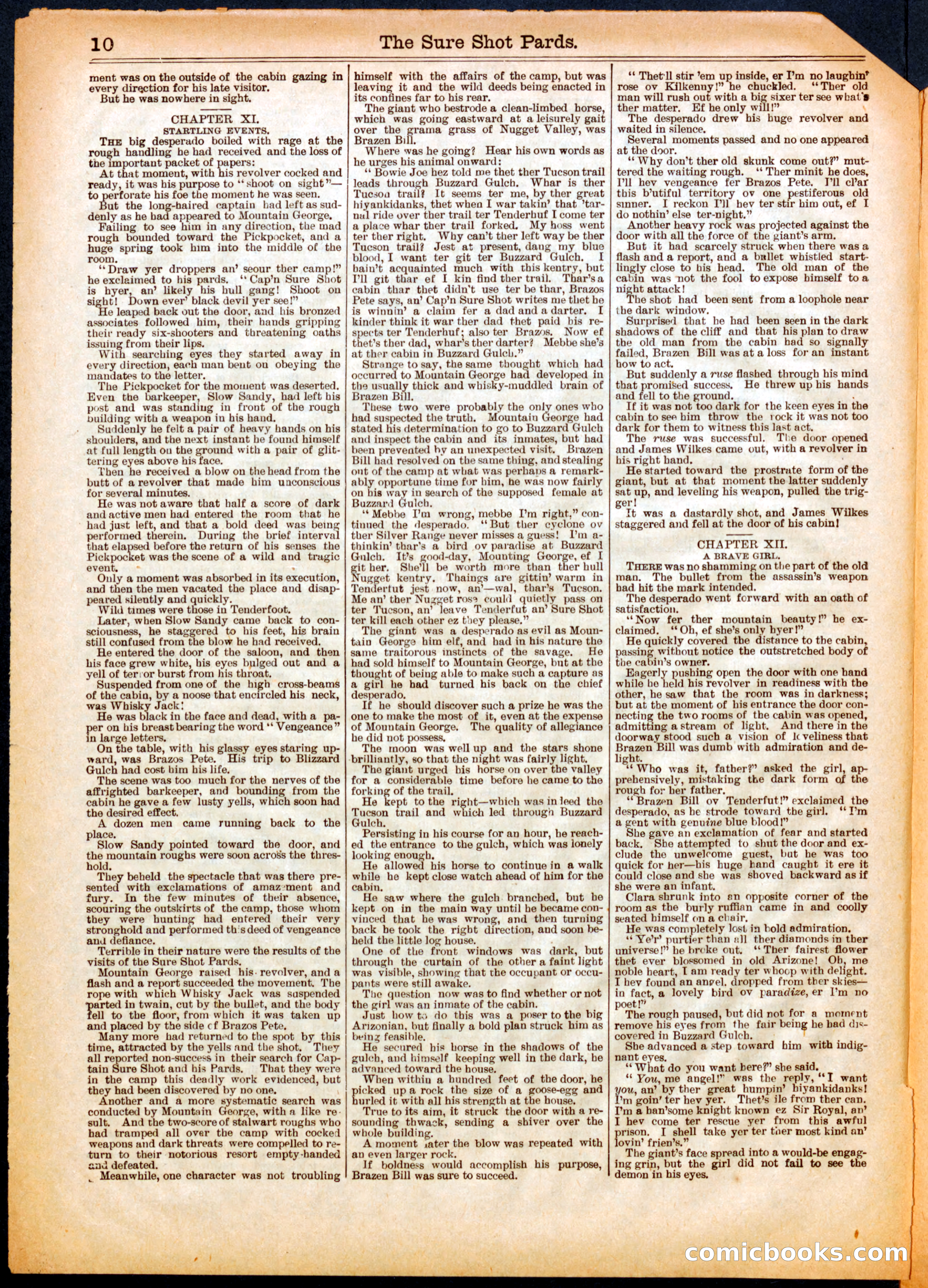 Beadle's Half Dime Library, No. 558 — page 10 of 16