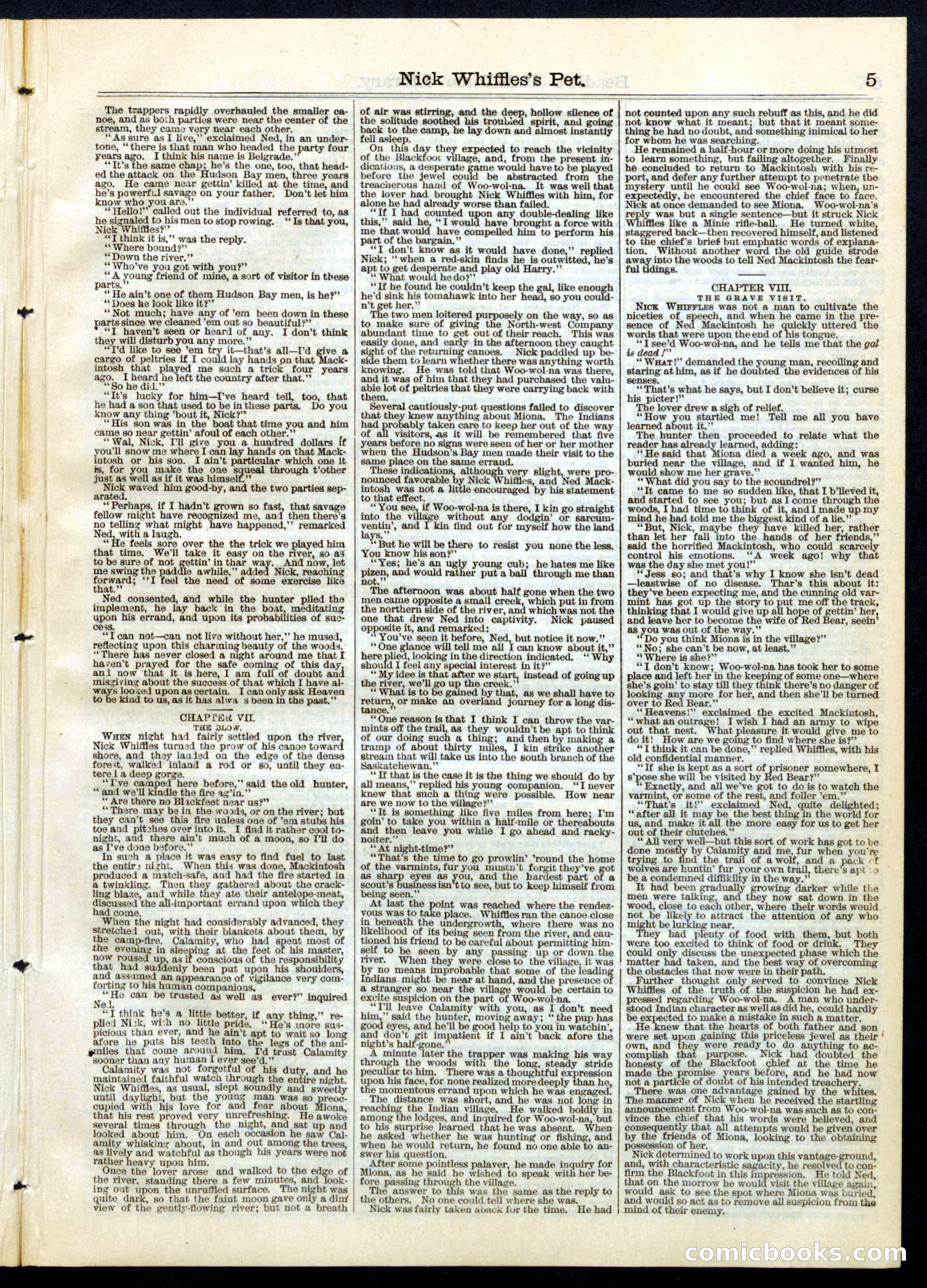 Beadle's Half Dime Library No. 56 — page 5 of 16