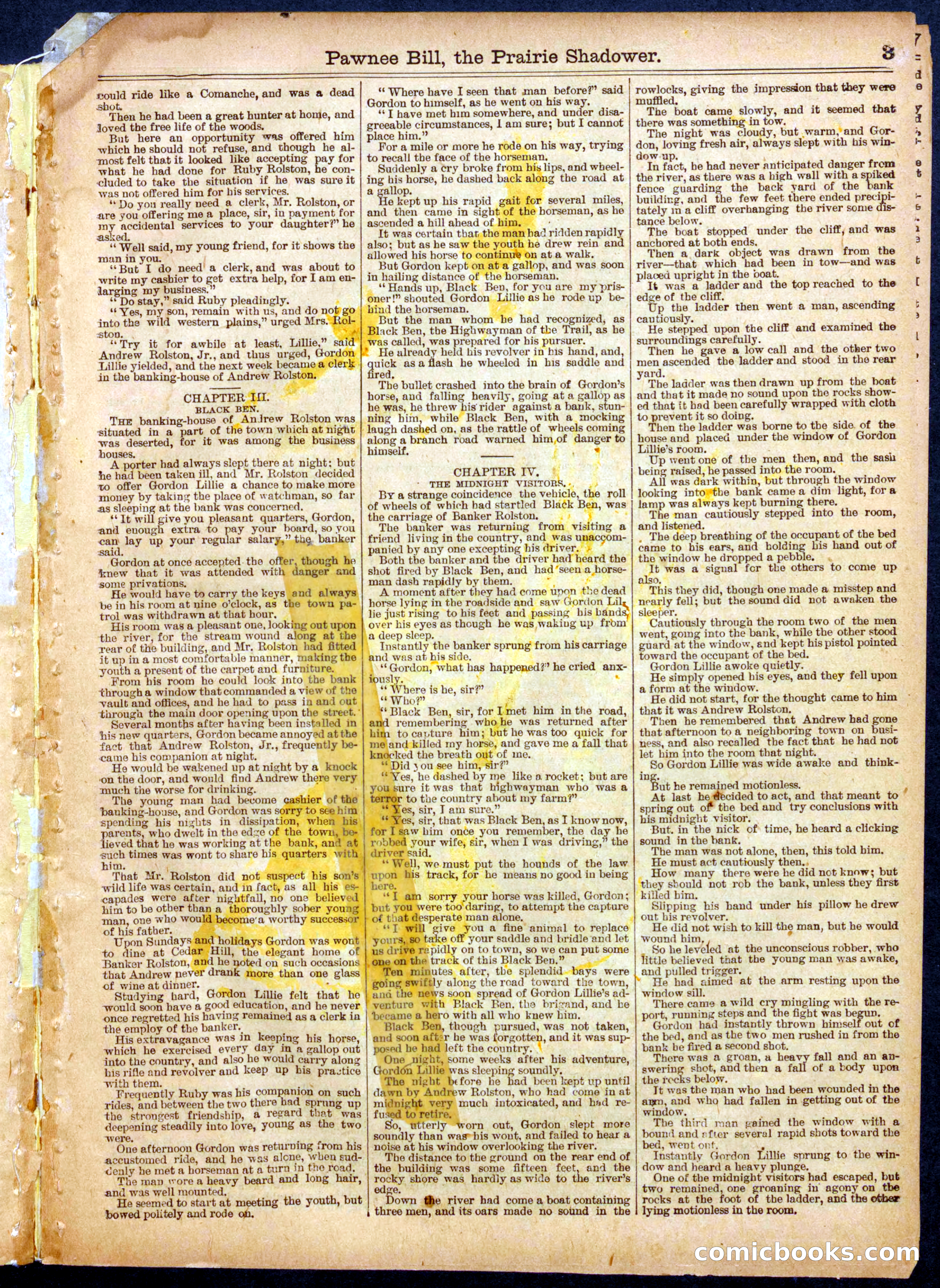Beadle's Half Dime Library No. 560 — page 3 of 16