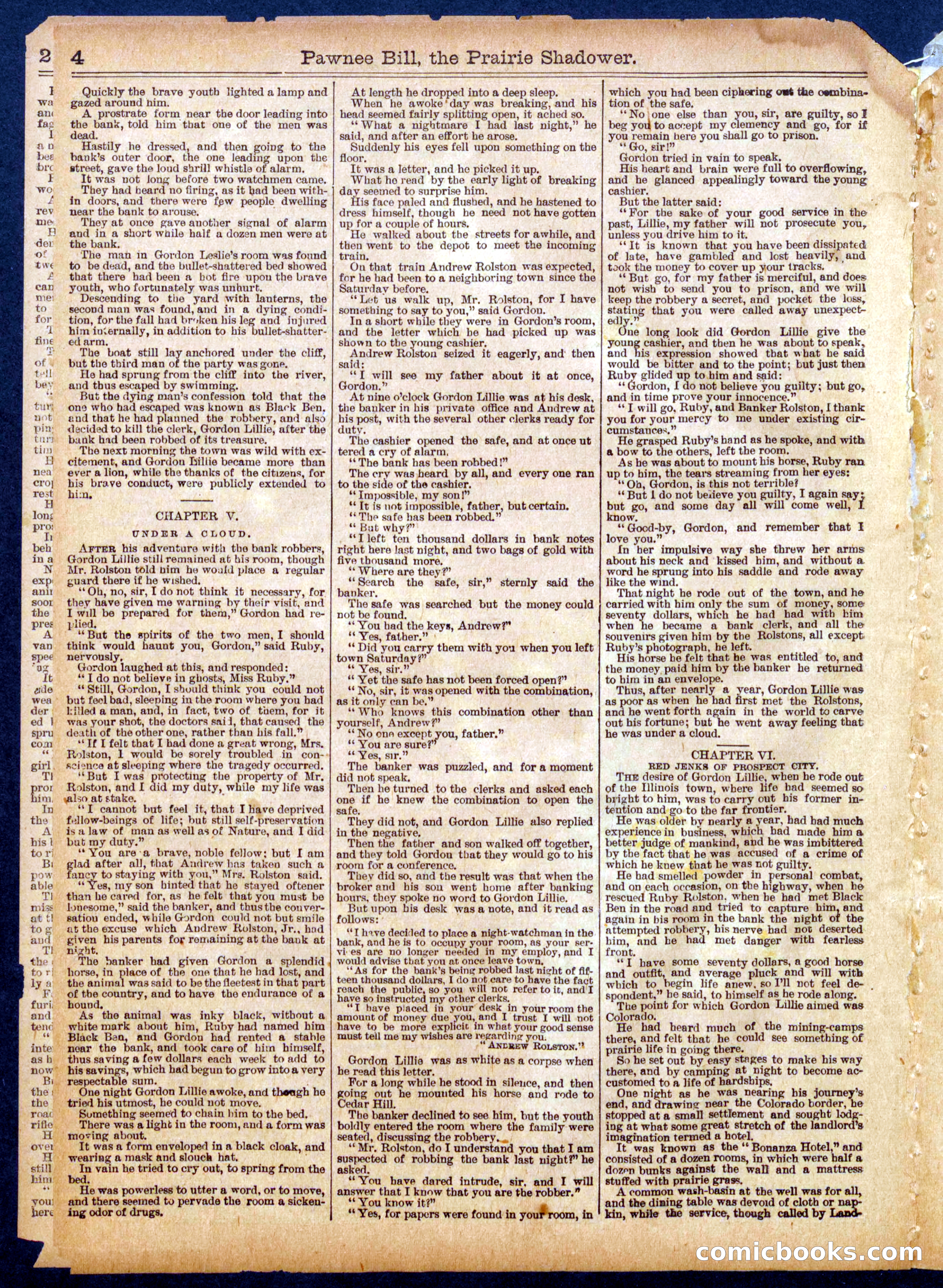 Beadle's Half Dime Library No. 560 — page 4 of 16