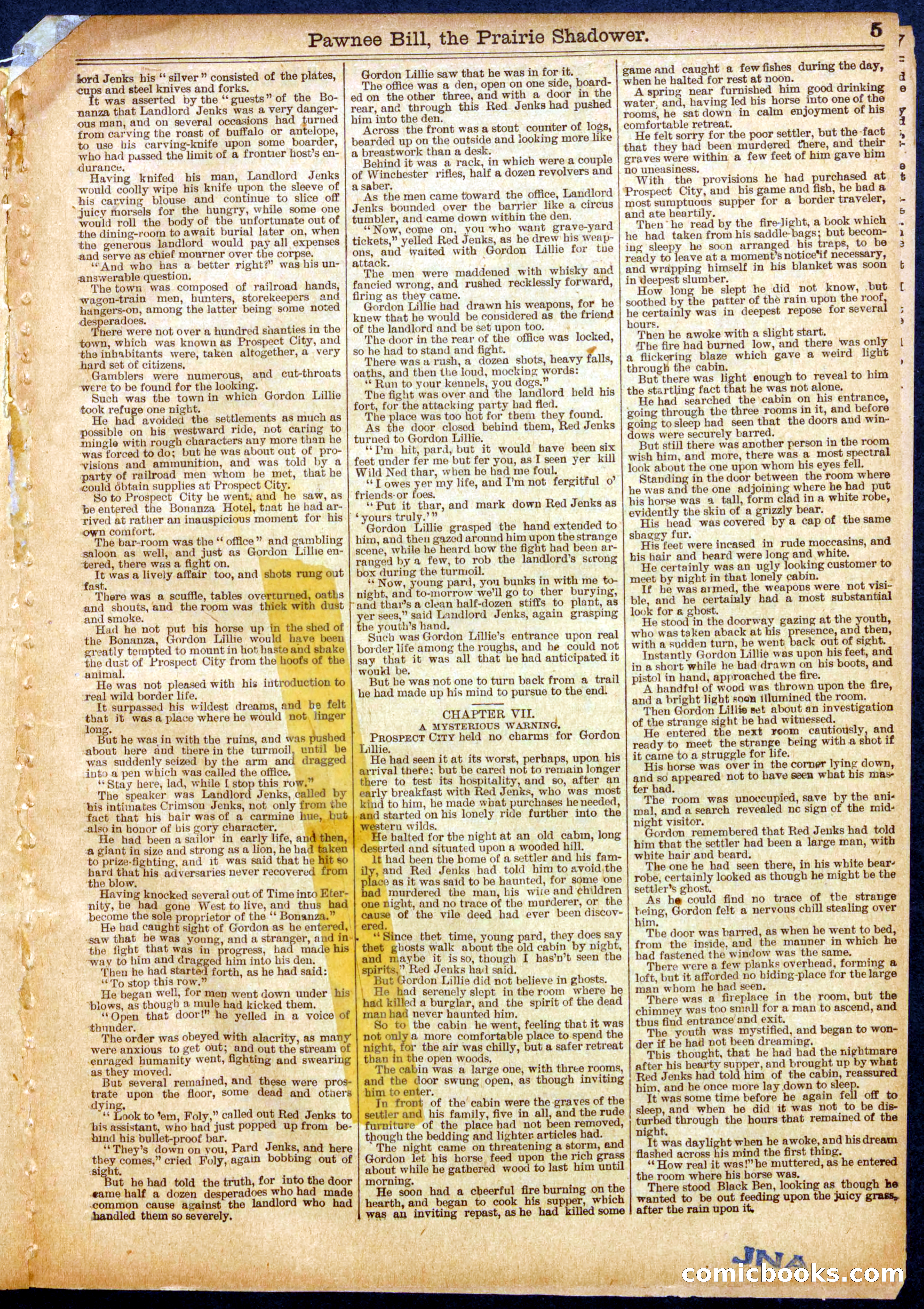 Beadle's Half Dime Library No. 560 — page 5 of 16