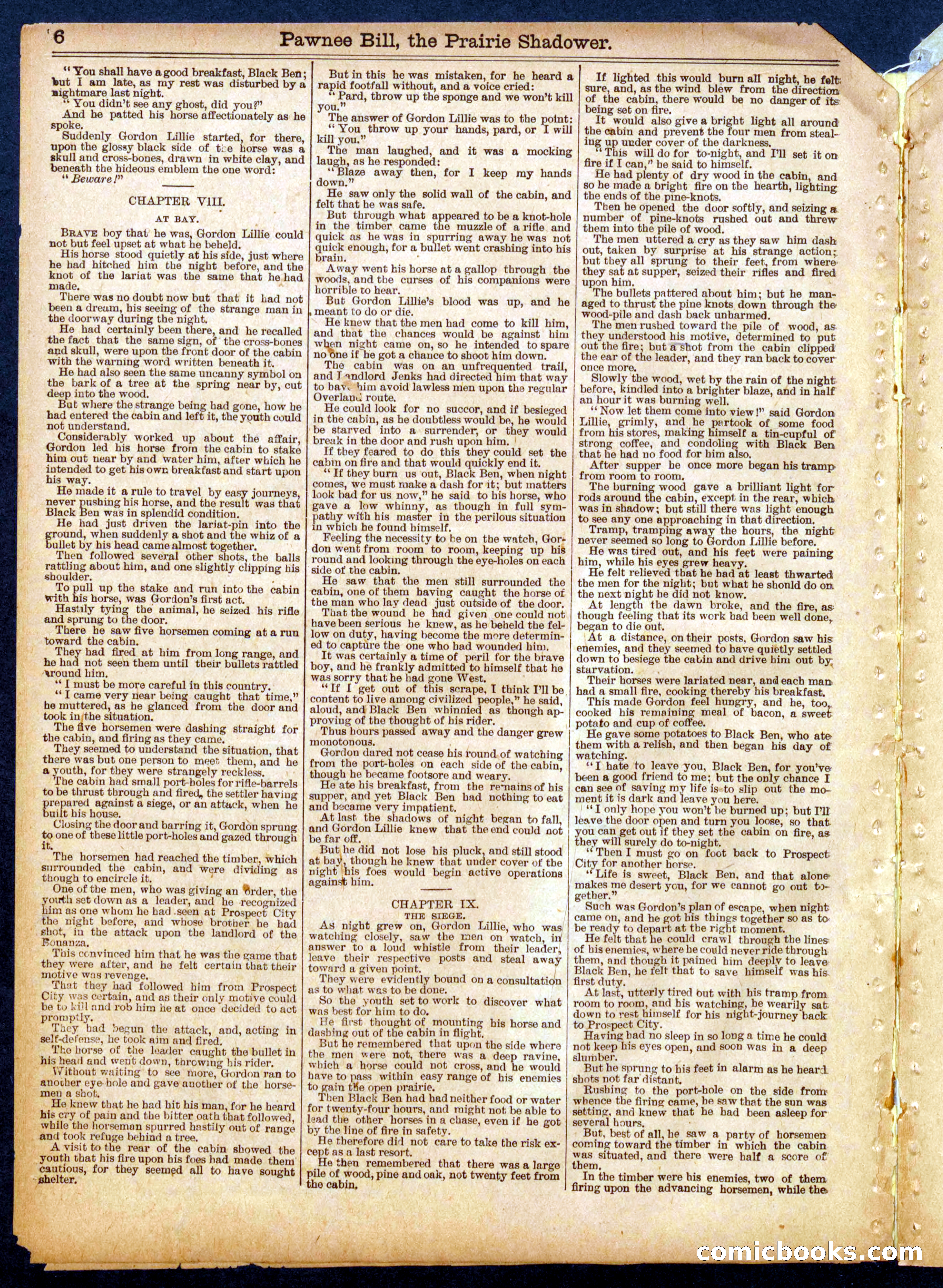Beadle's Half Dime Library No. 560 — page 6 of 16