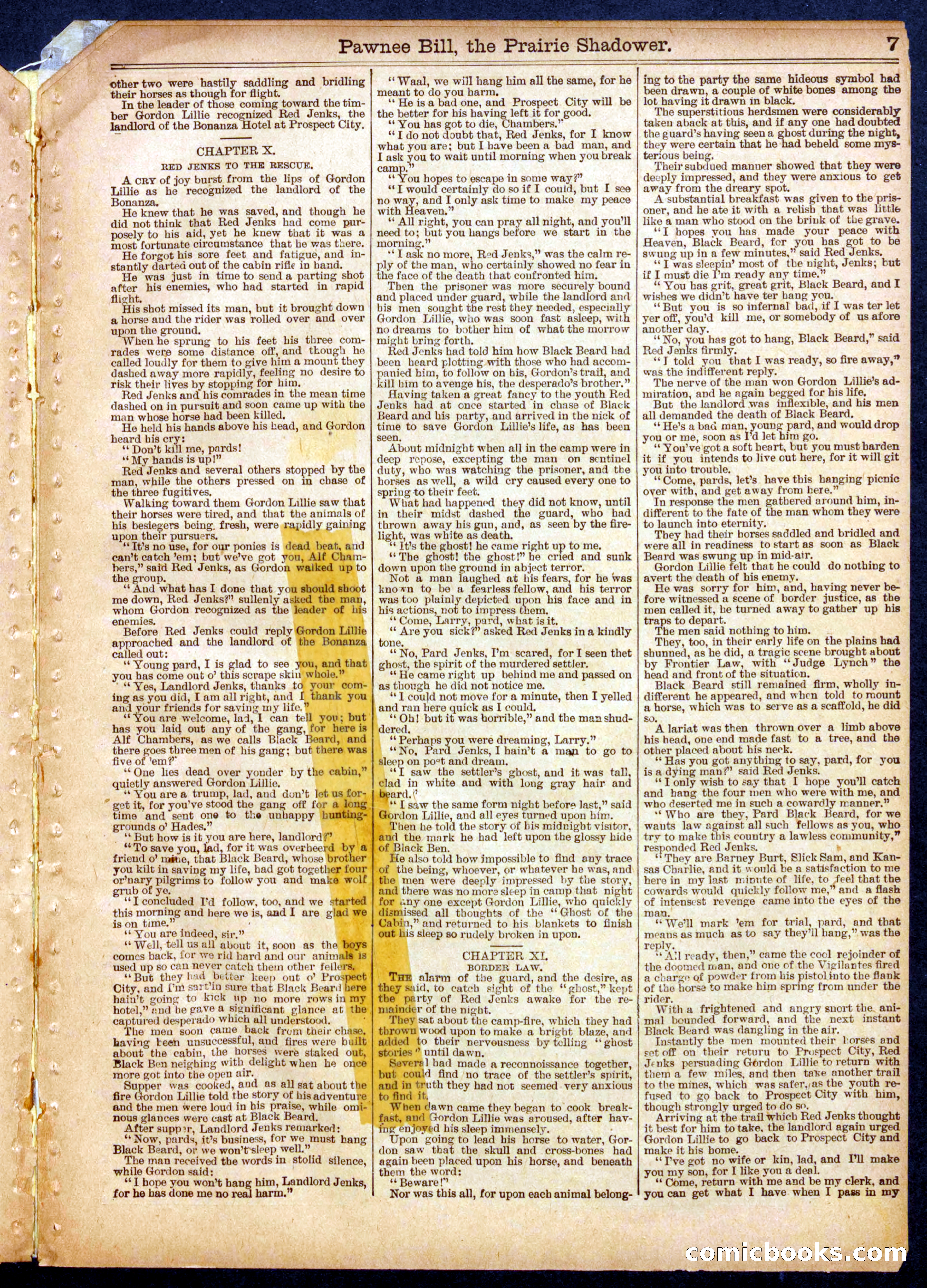 Beadle's Half Dime Library No. 560 — page 7 of 16