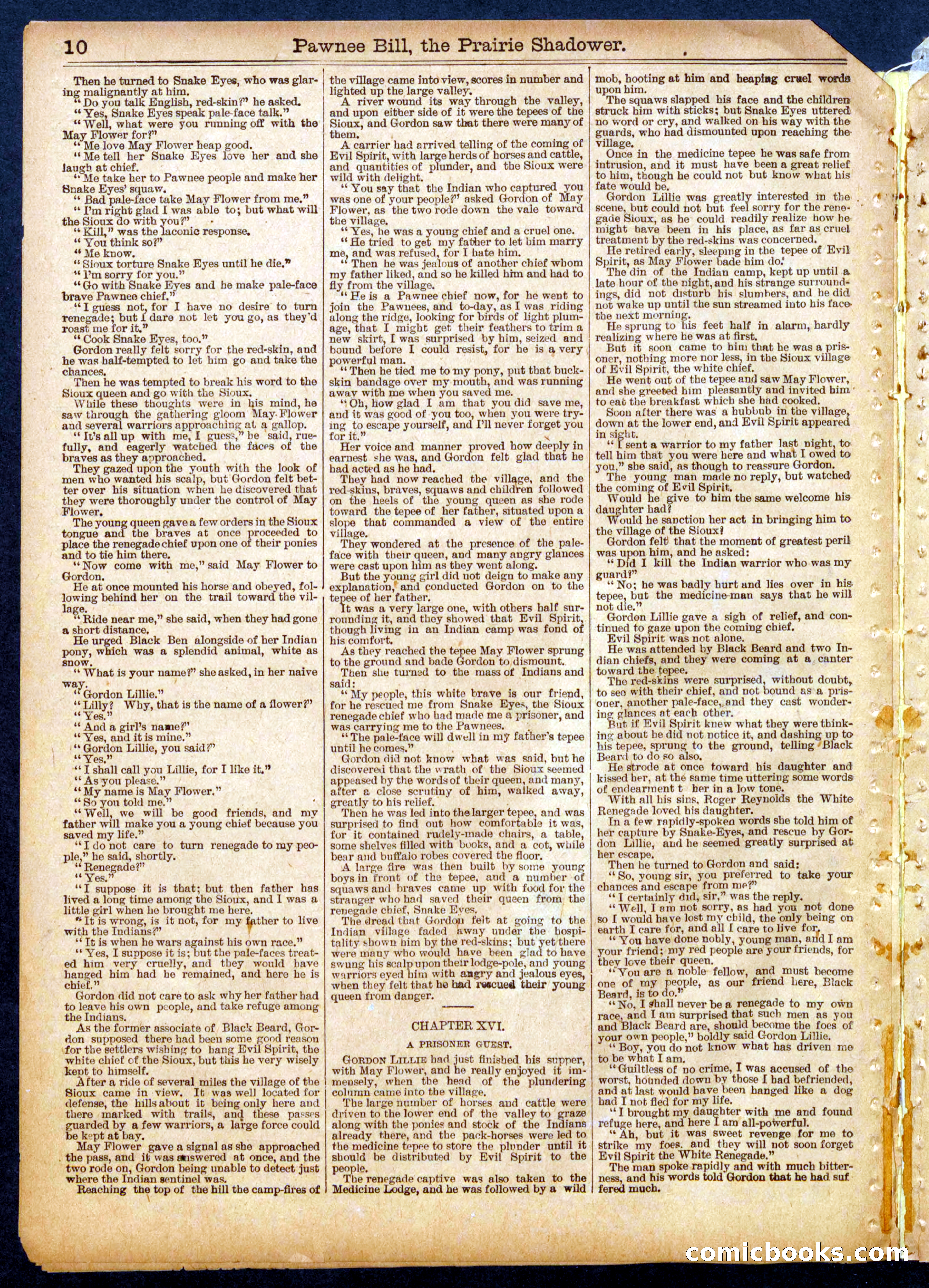 Beadle's Half Dime Library No. 560 — page 10 of 16