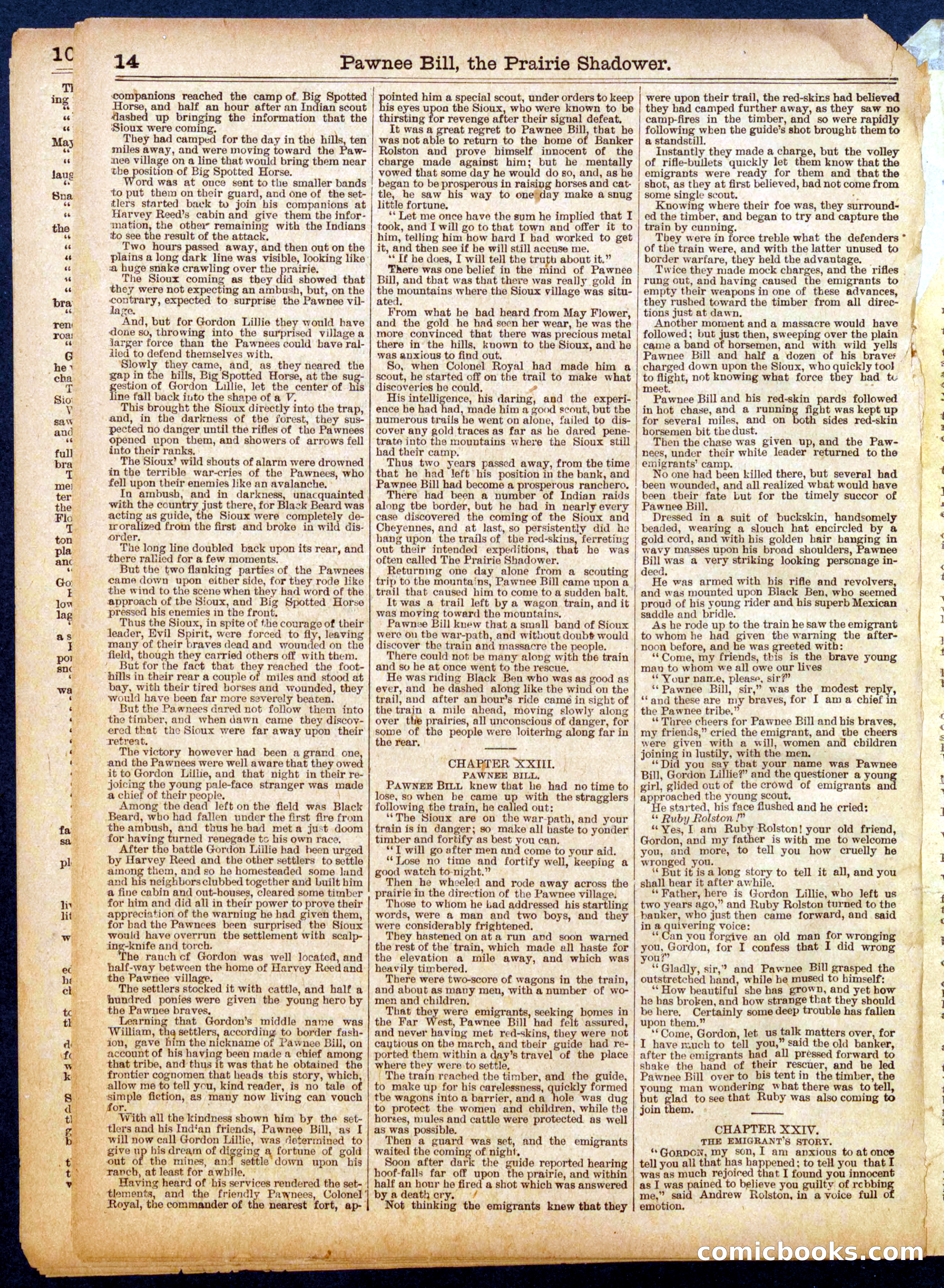 Beadle's Half Dime Library No. 560 — page 14 of 16