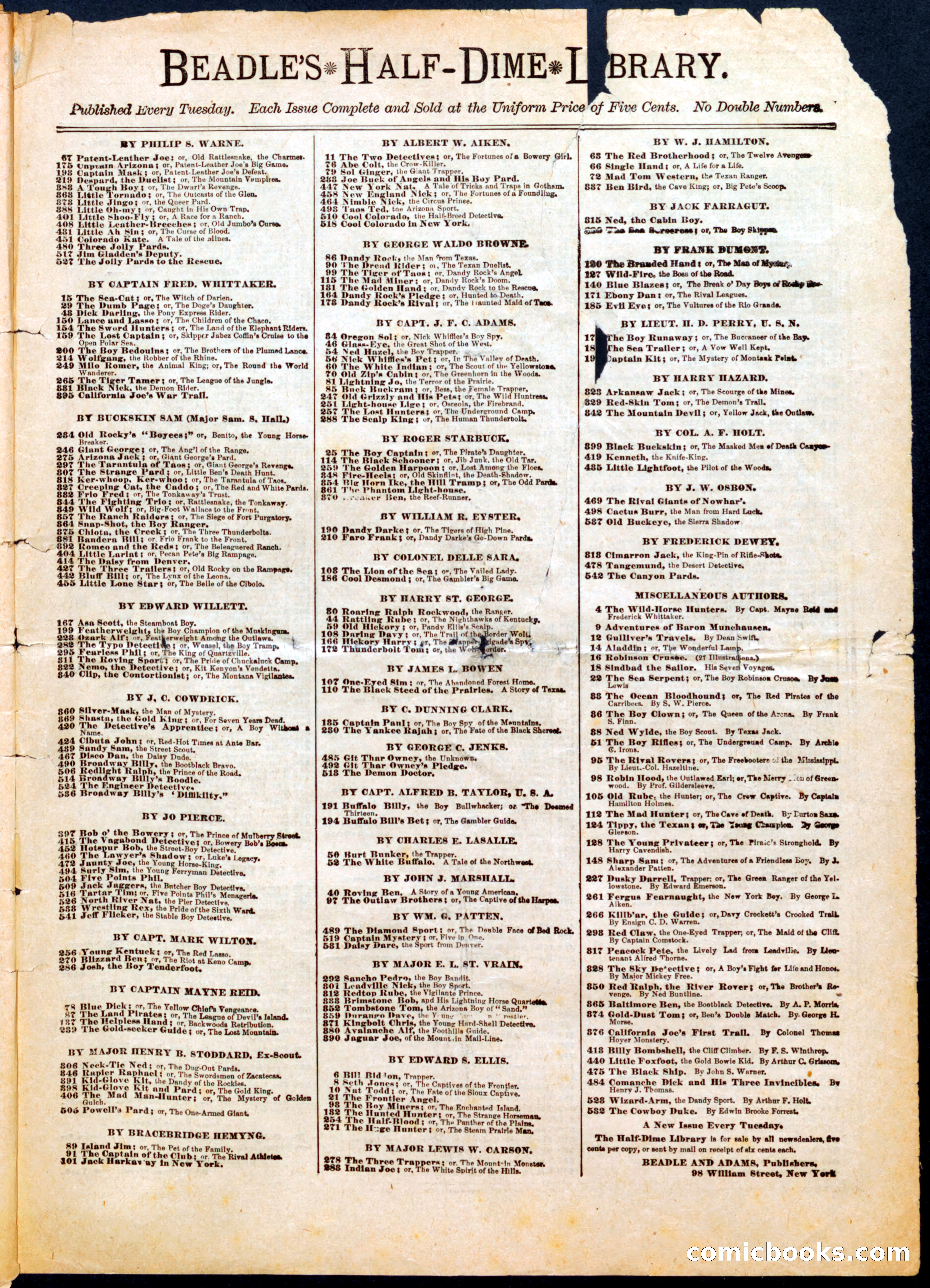 Beadle's Half Dime Library No. 561: Deadwood Dick — page 15 of 16