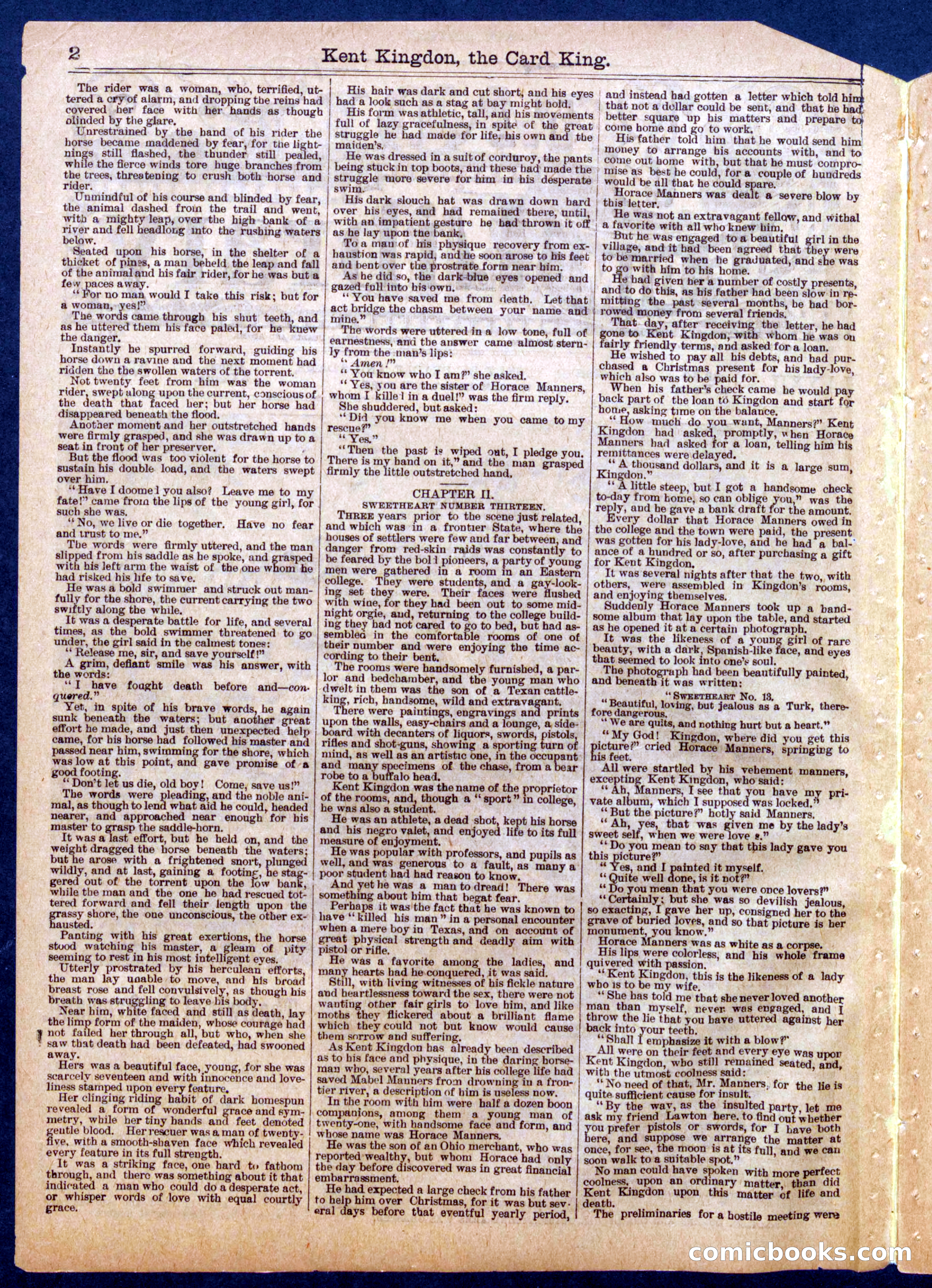 Beadle's Half Dime Library No. 565 — page 2 of 16